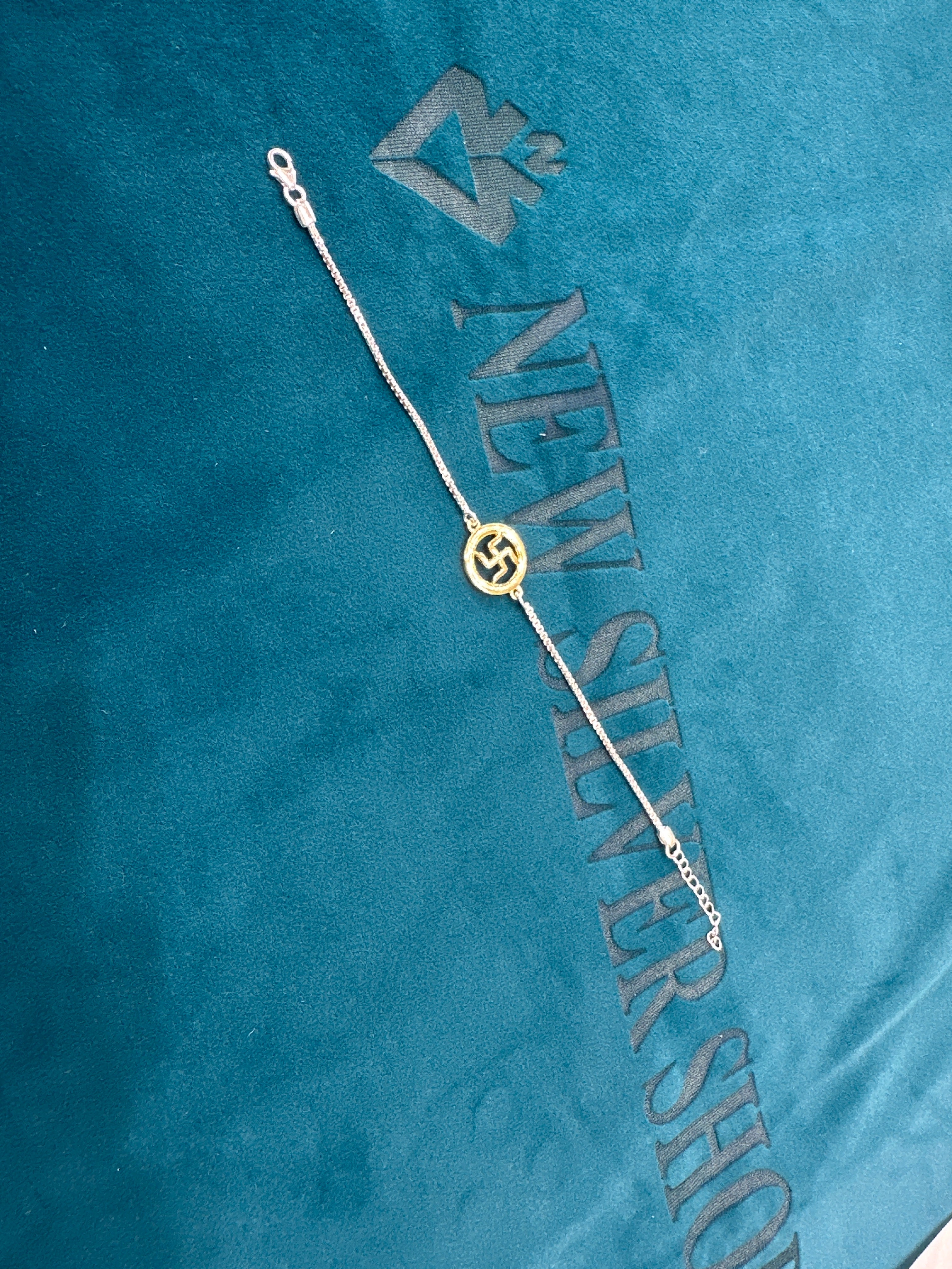 Silver Fancy Rakhi