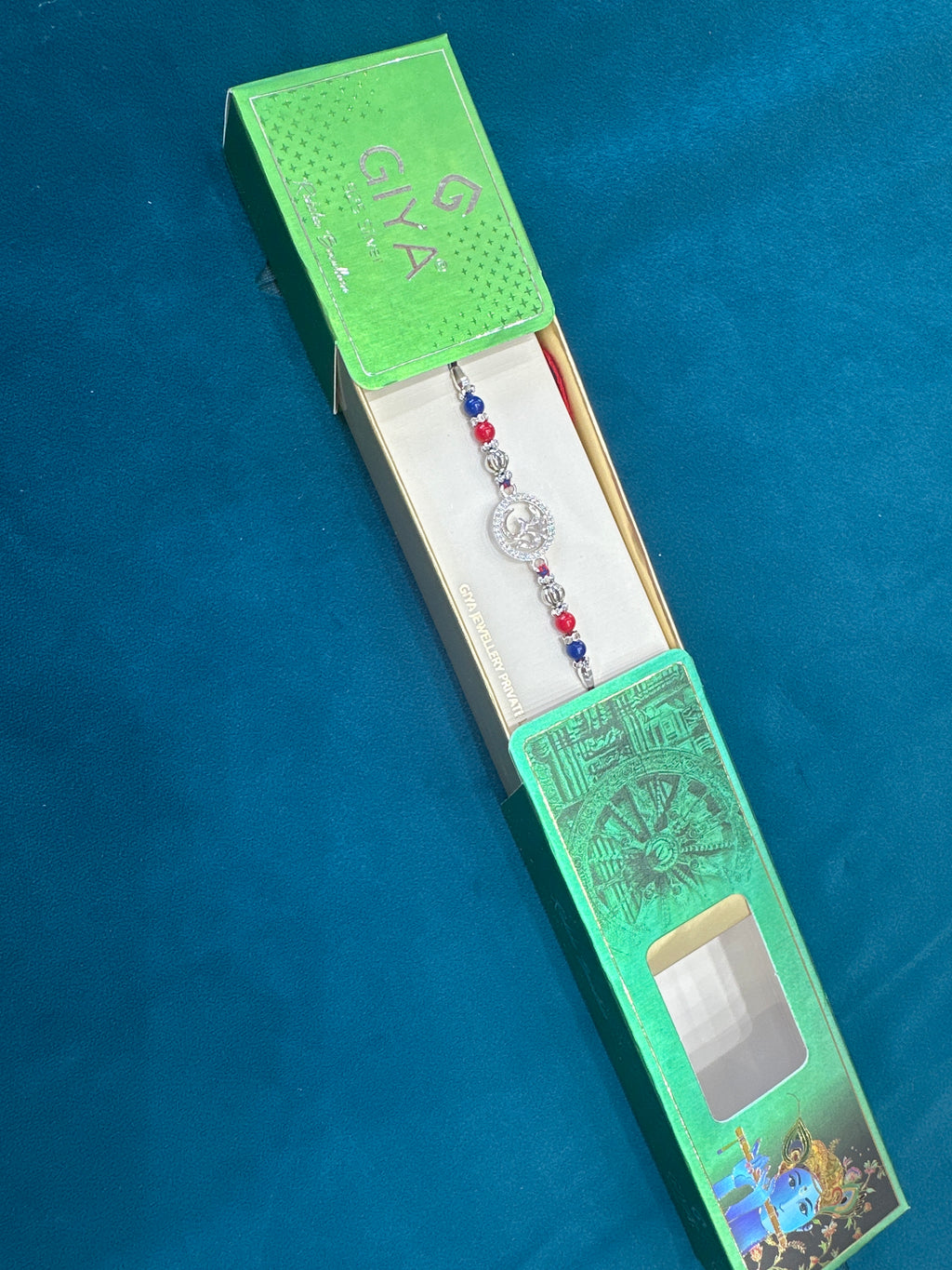 Silver Fancy Rakhi