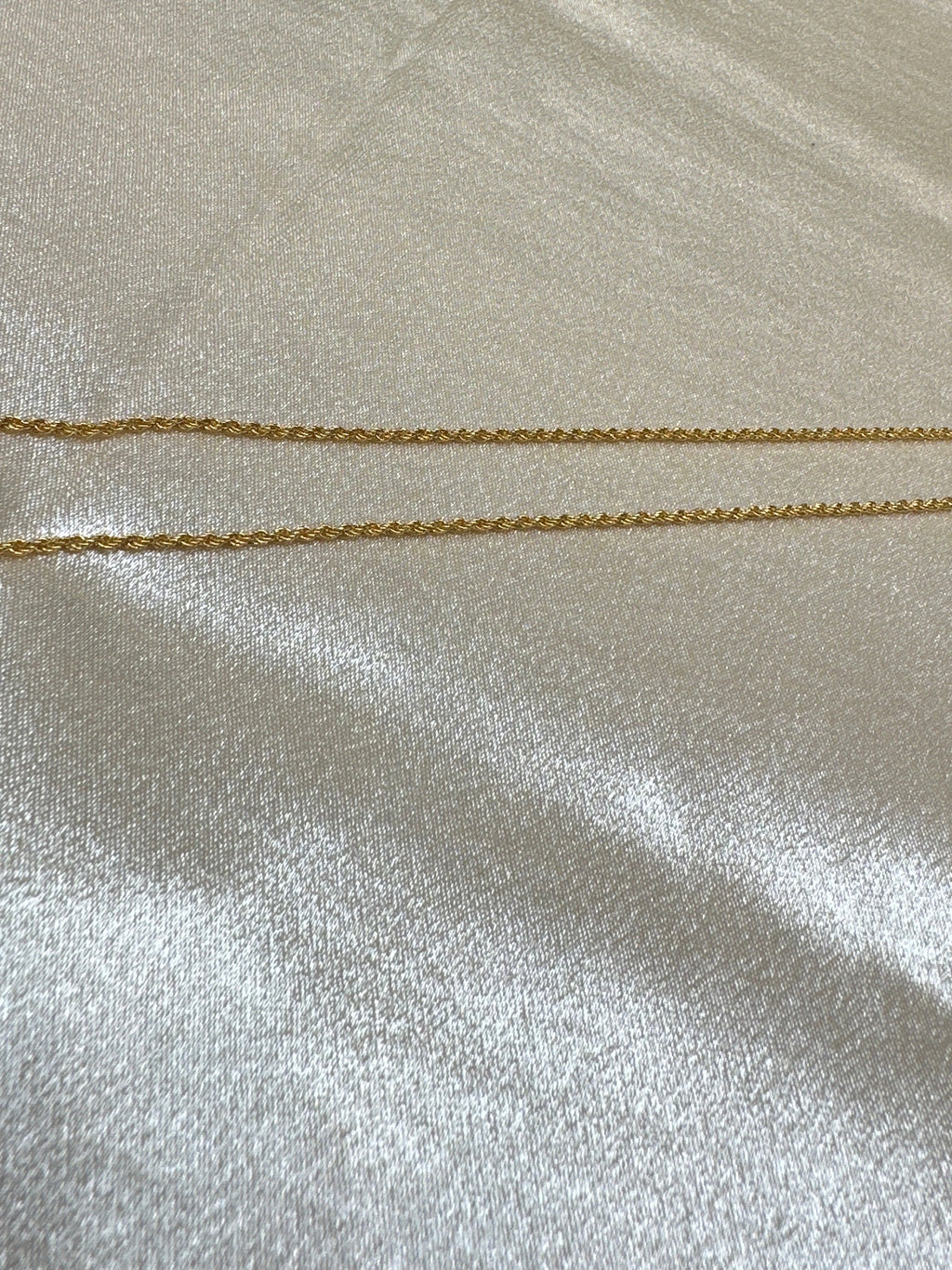 22K Simple Rope Gold Chain