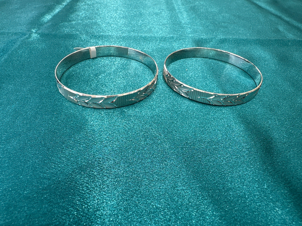 Designer Silver Bangles