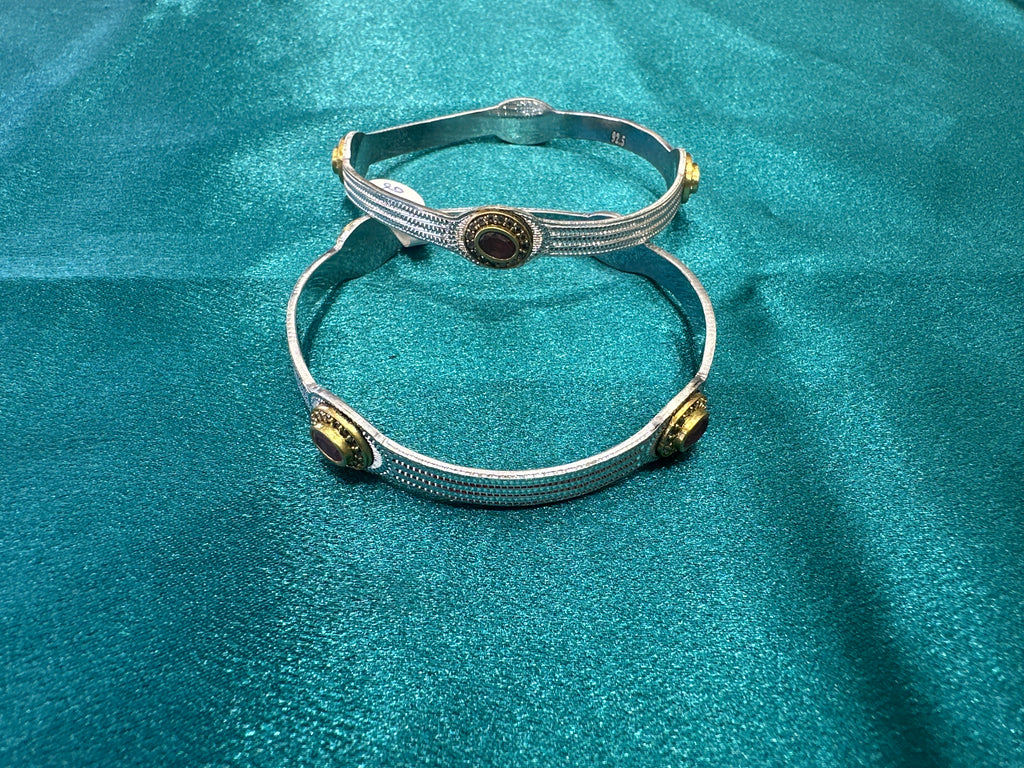 Designer Silver Bangles