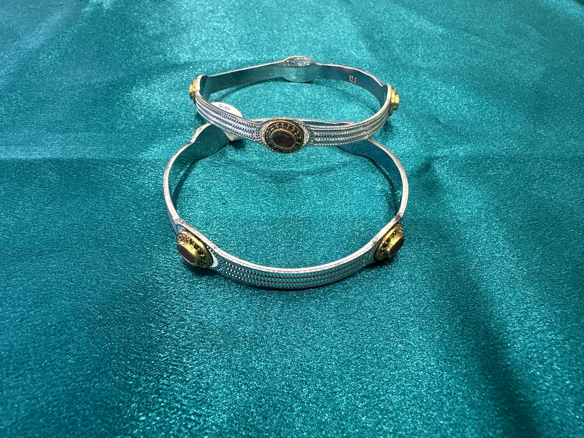 Designer Silver Bangles