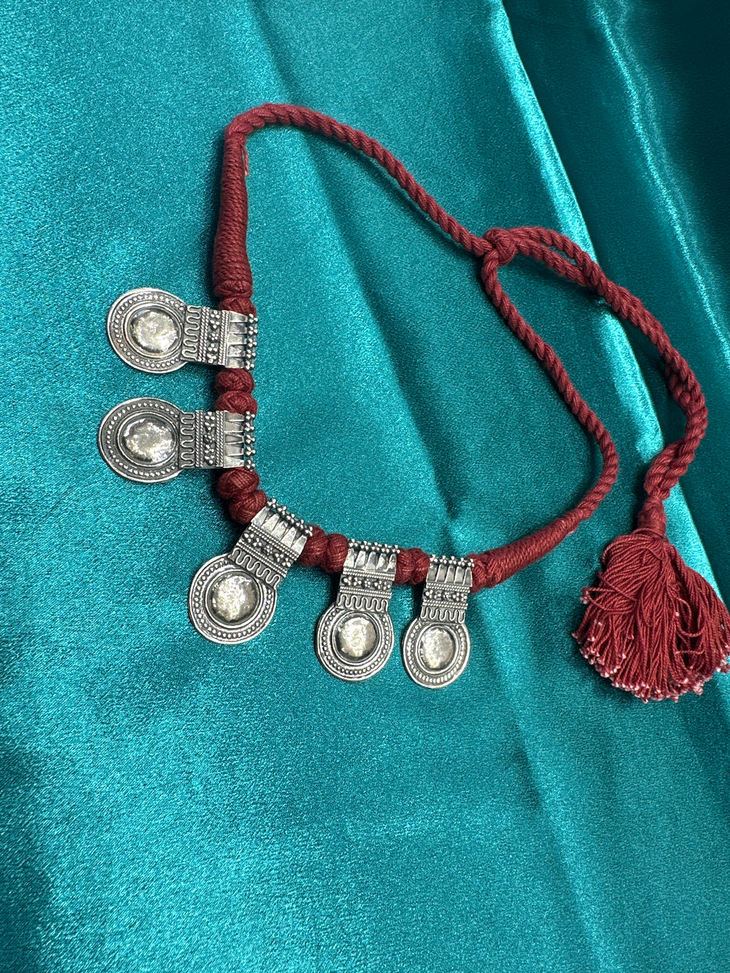 Antique Style Designer Silver necklace