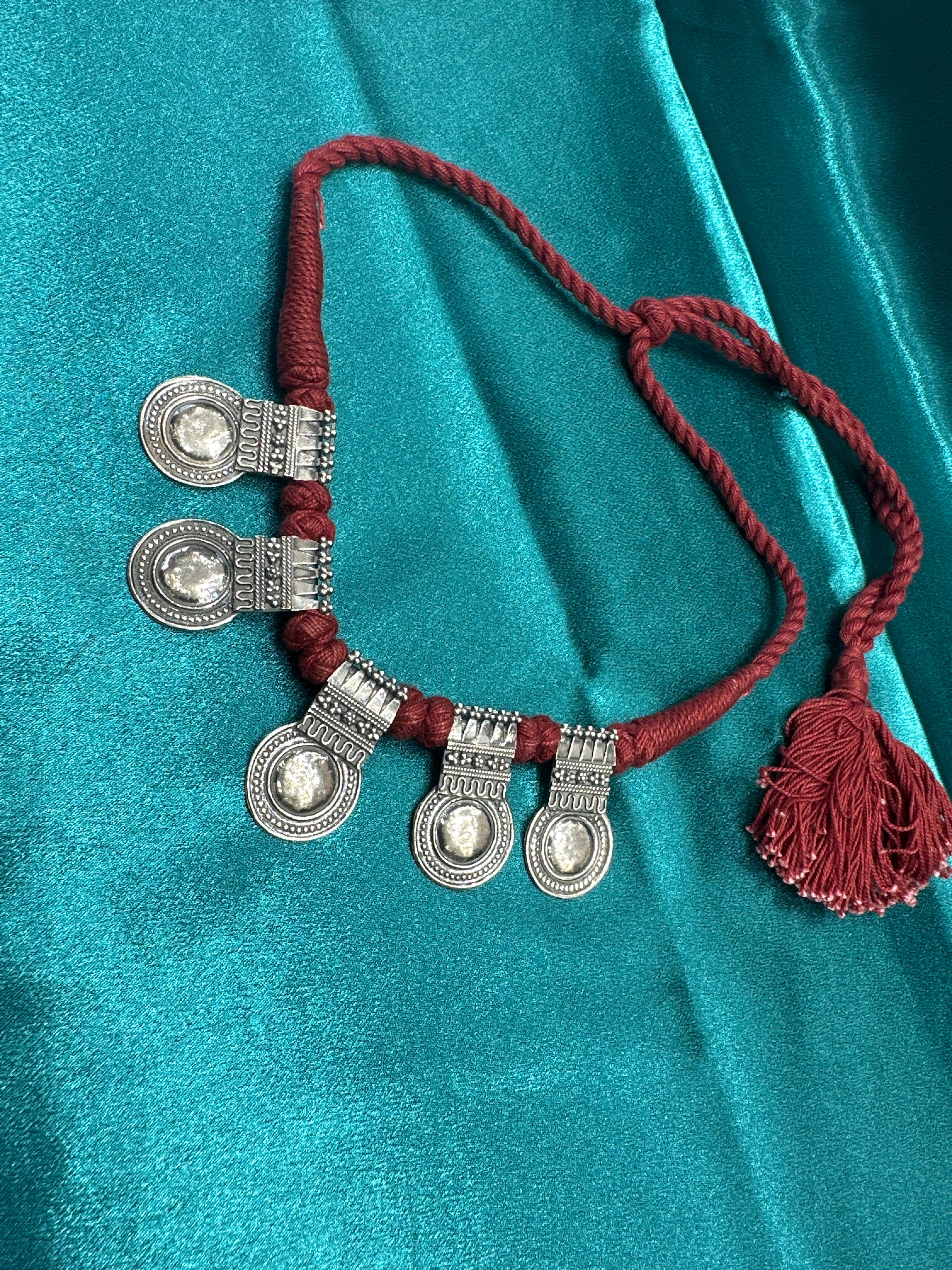 Antique Style Designer Silver necklace