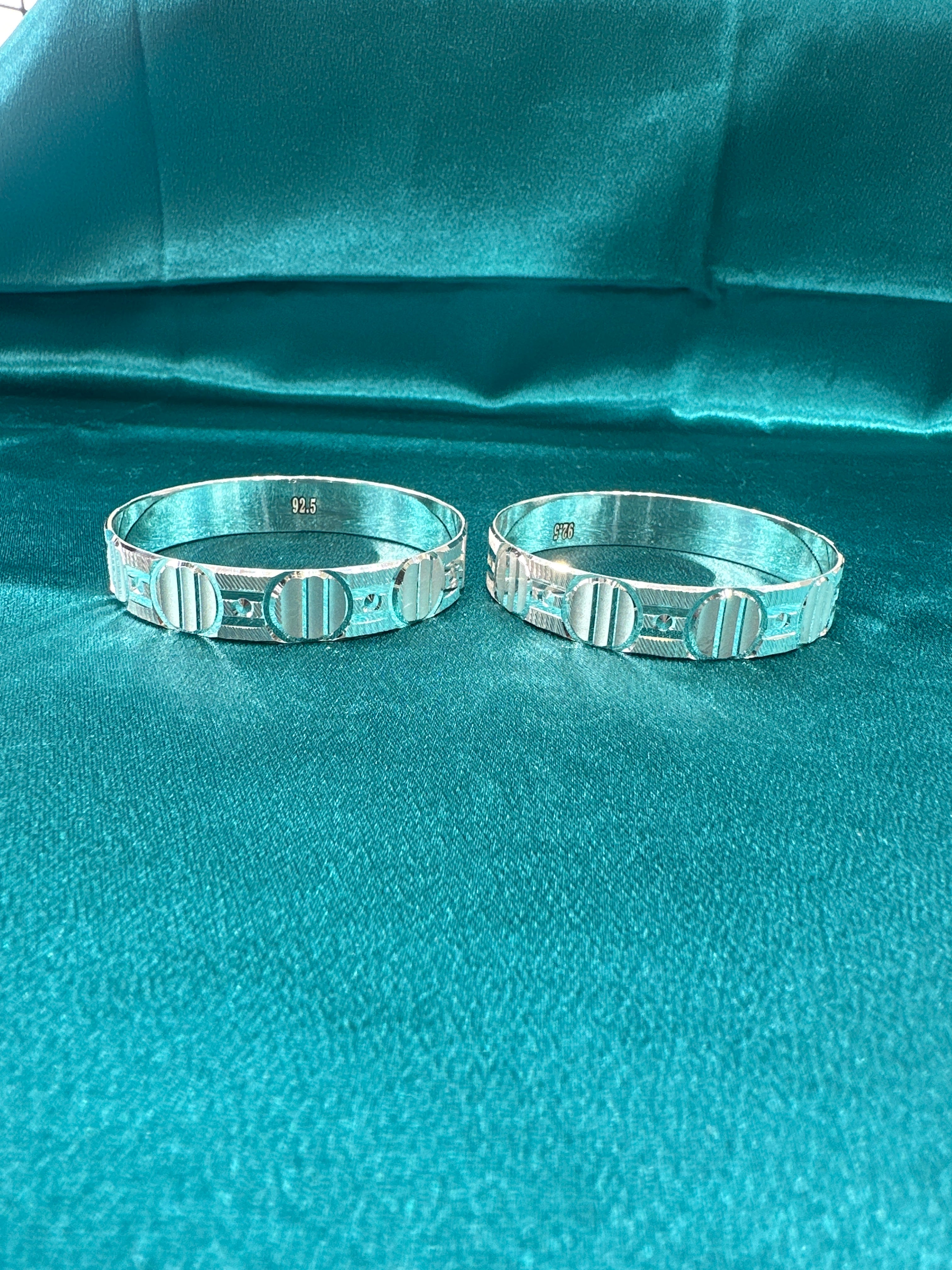 Designer Silver Bangles