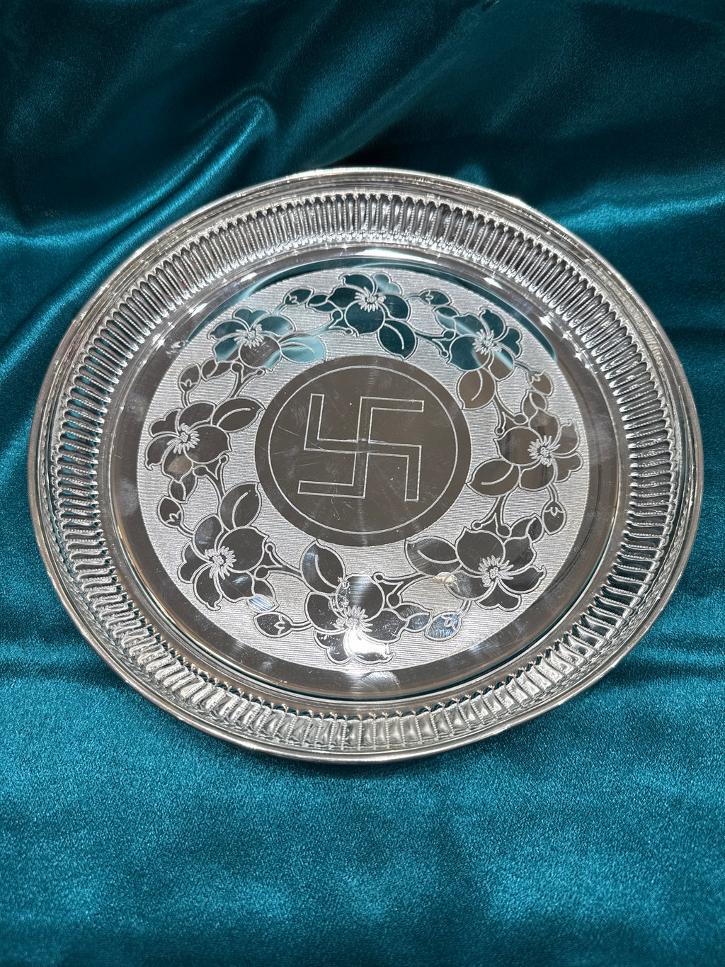 Designer Silver Plate (9.5 inch)