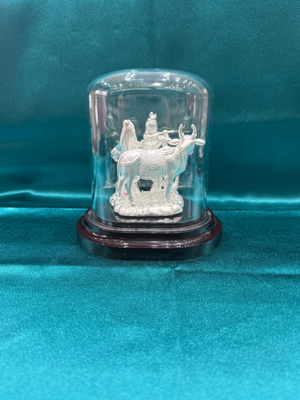 Pure Silver Radha Krishna Ji Idol (Murti)