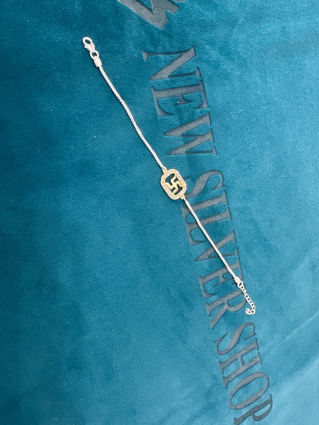 Silver Fancy Rakhi