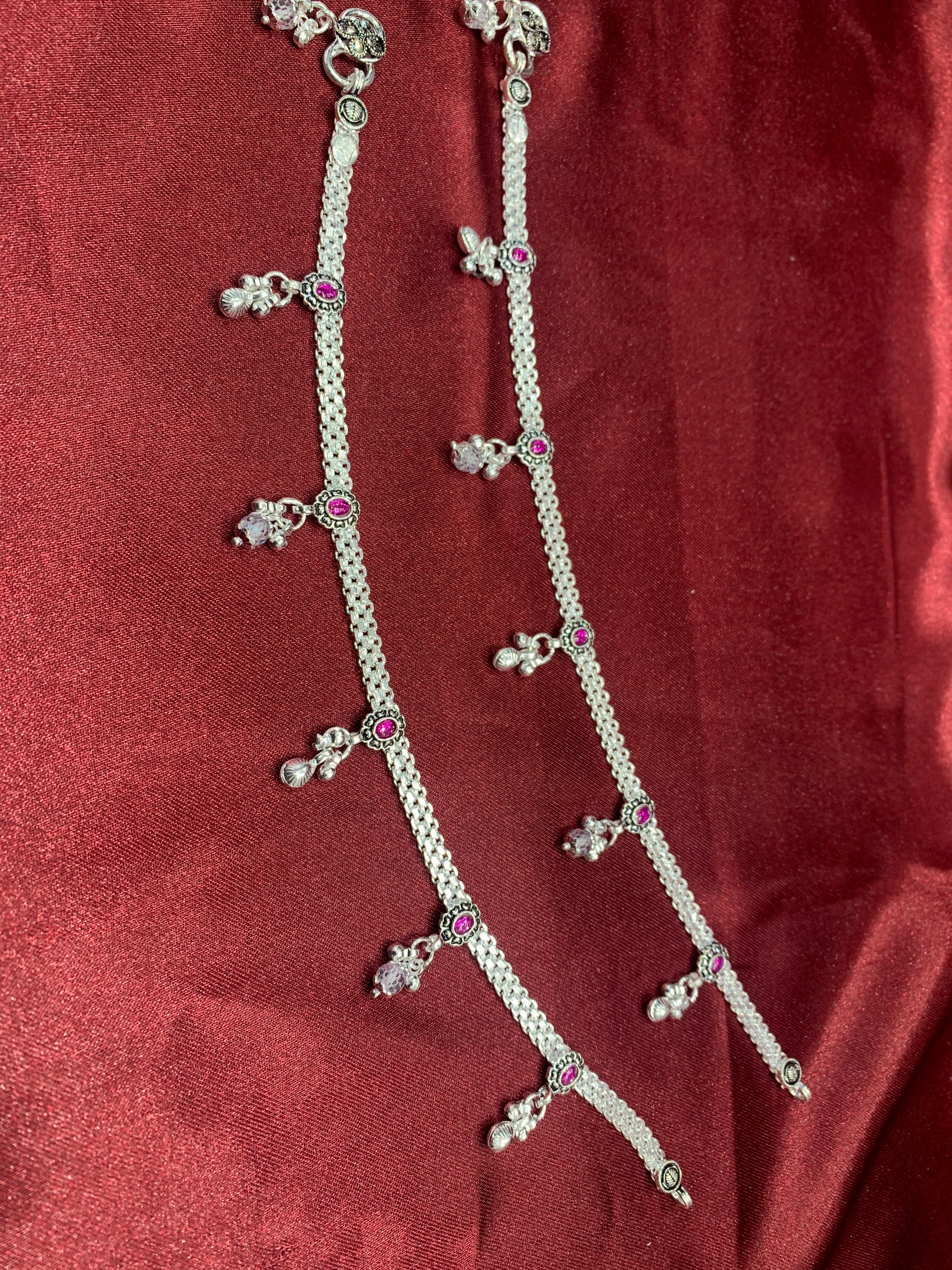 Women’s Fancy/Traditional Silver Anklet