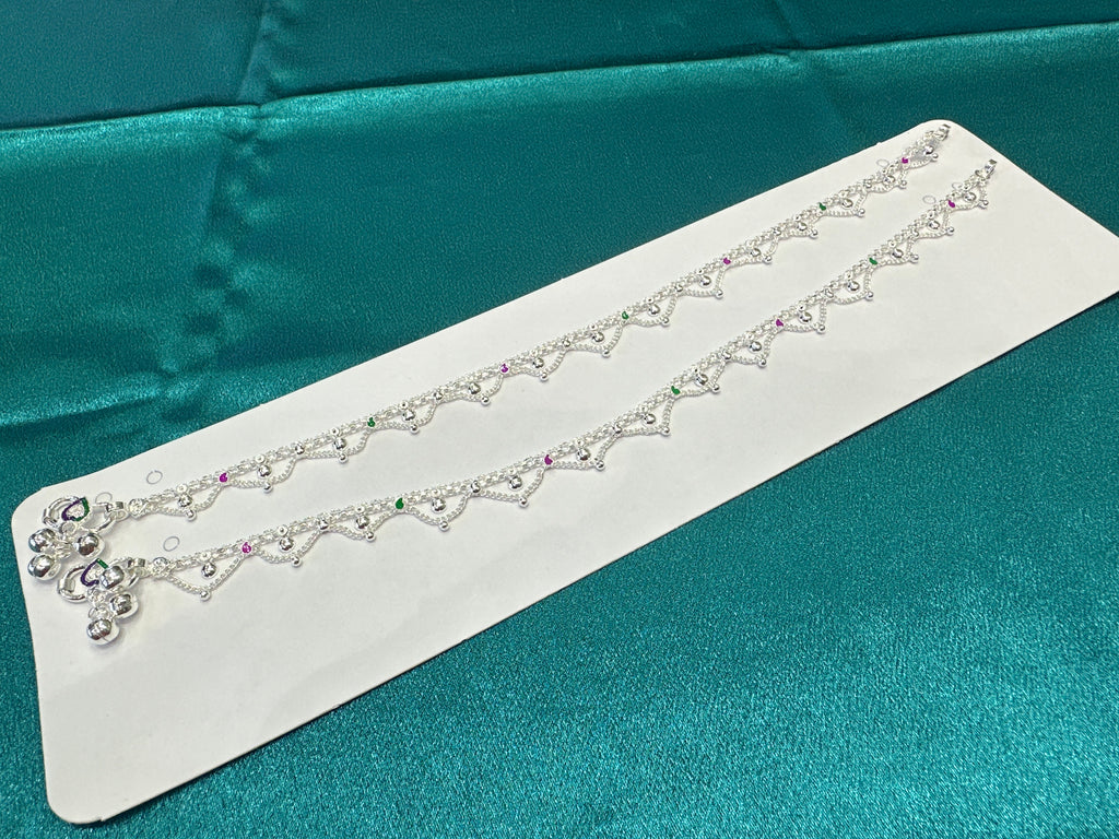 Women’s Fancy/Traditional Silver Anklet