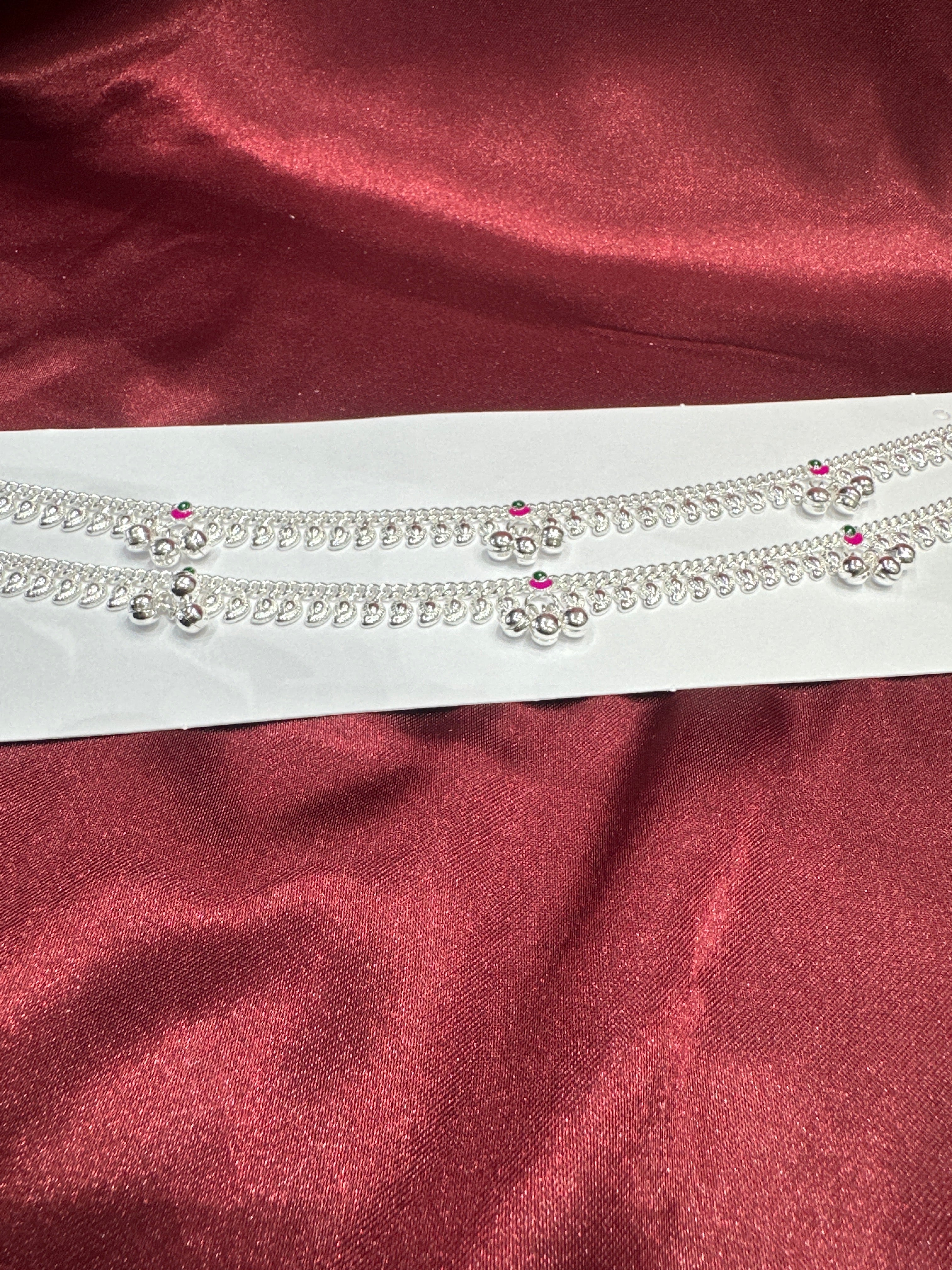 Women’s Fancy/Traditional Silver Anklet