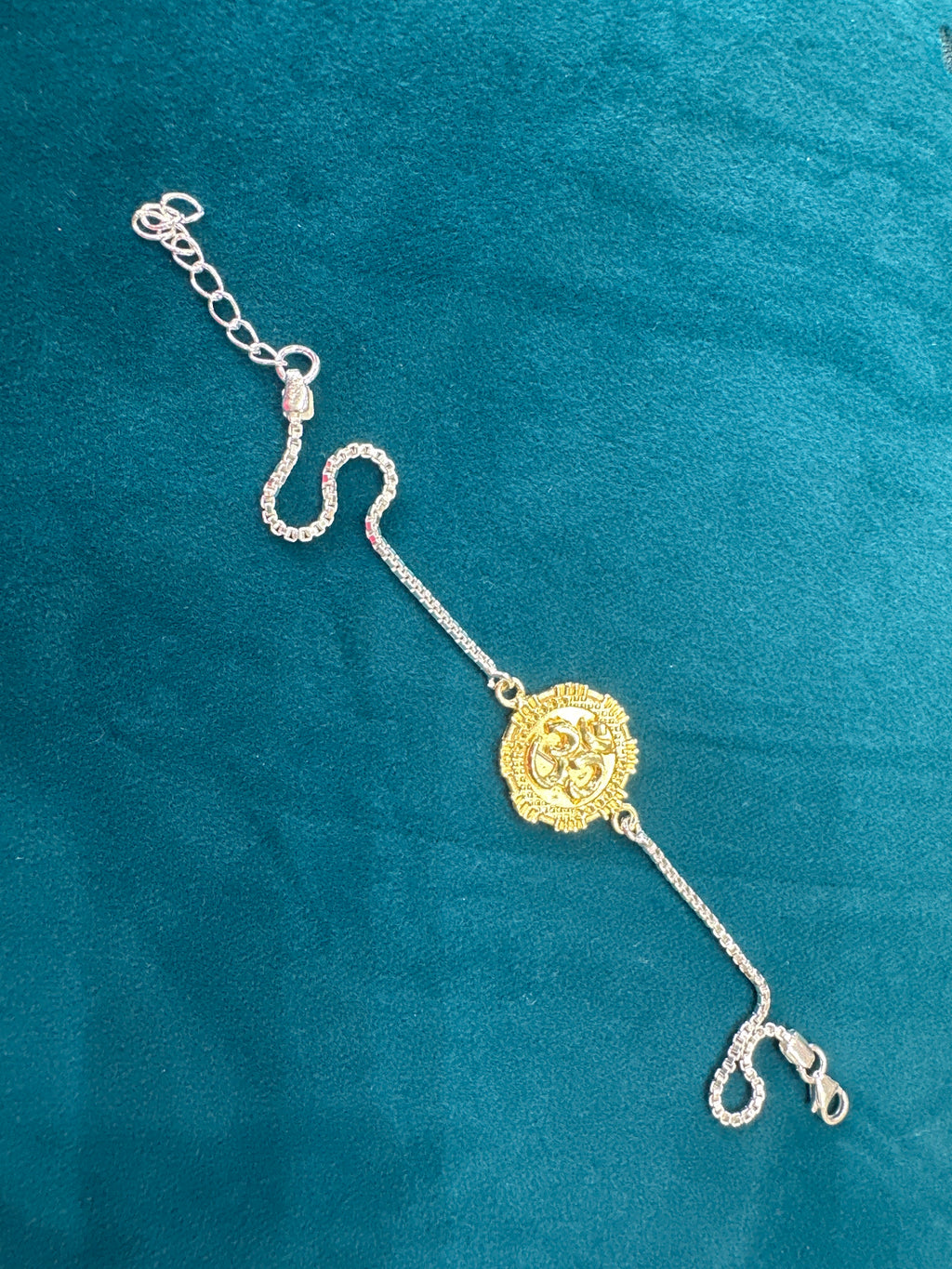 Silver Fancy Rakhi