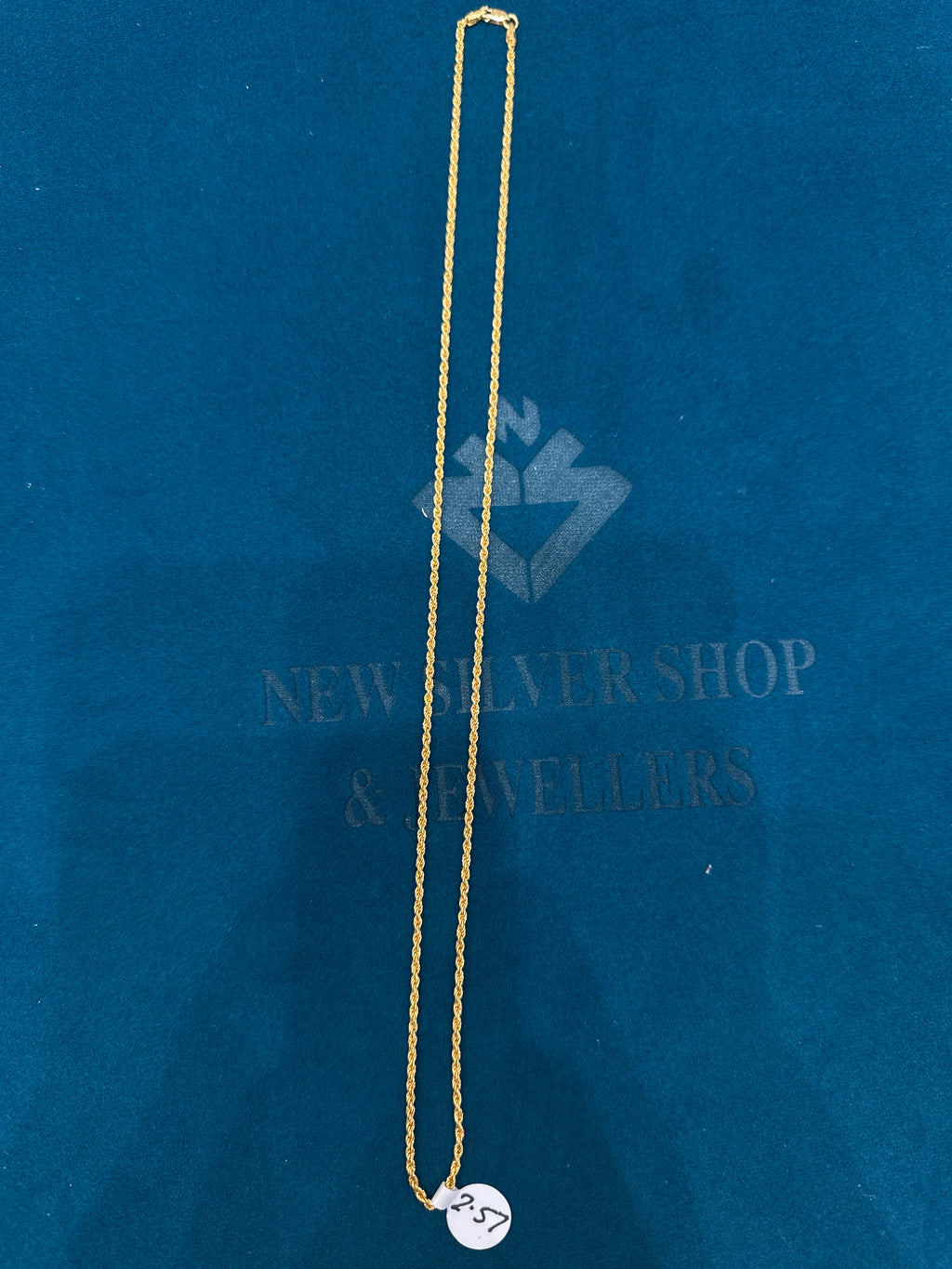 22K Gold Chain (rope design)