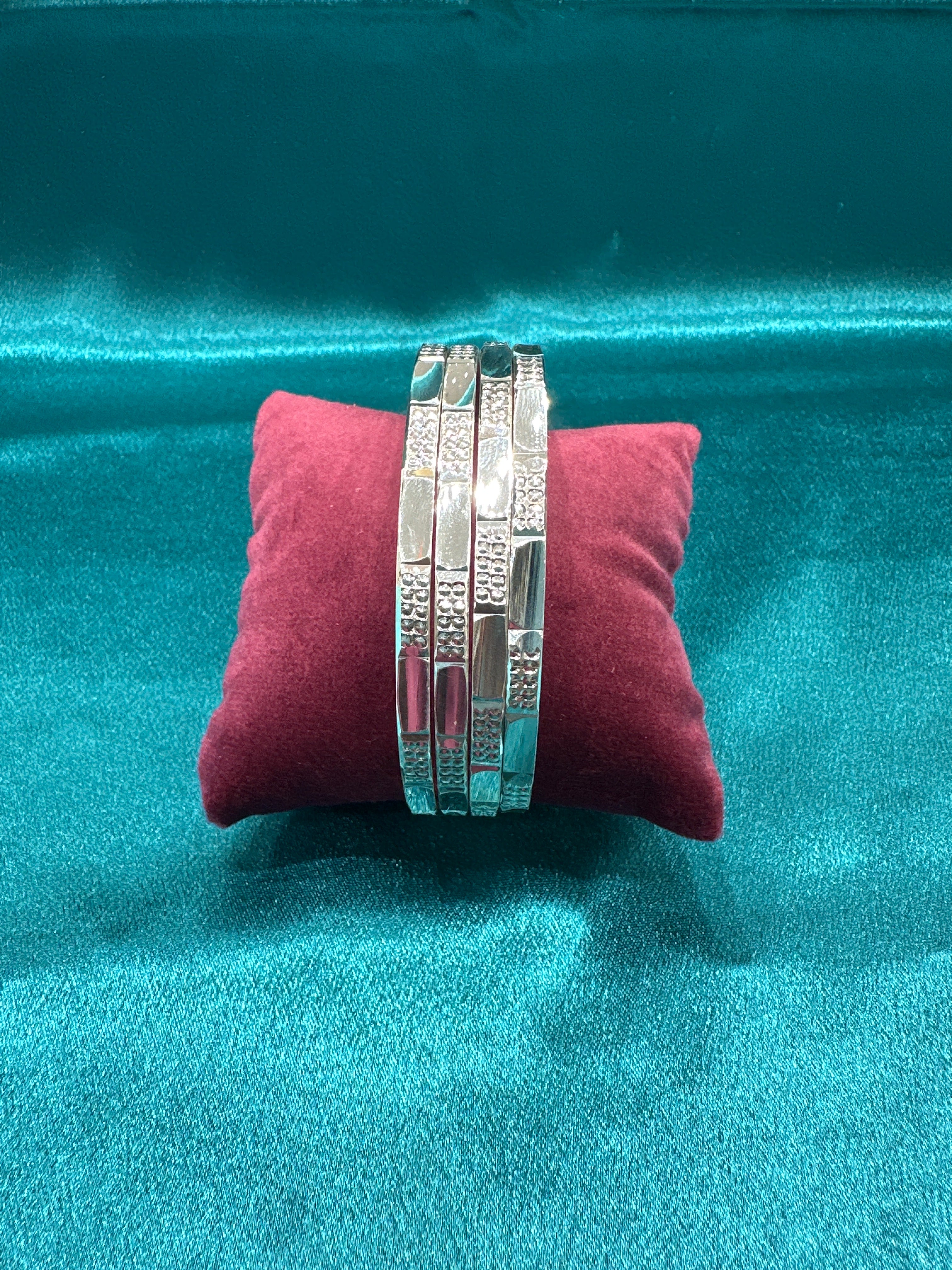 Designer Silver Bangles