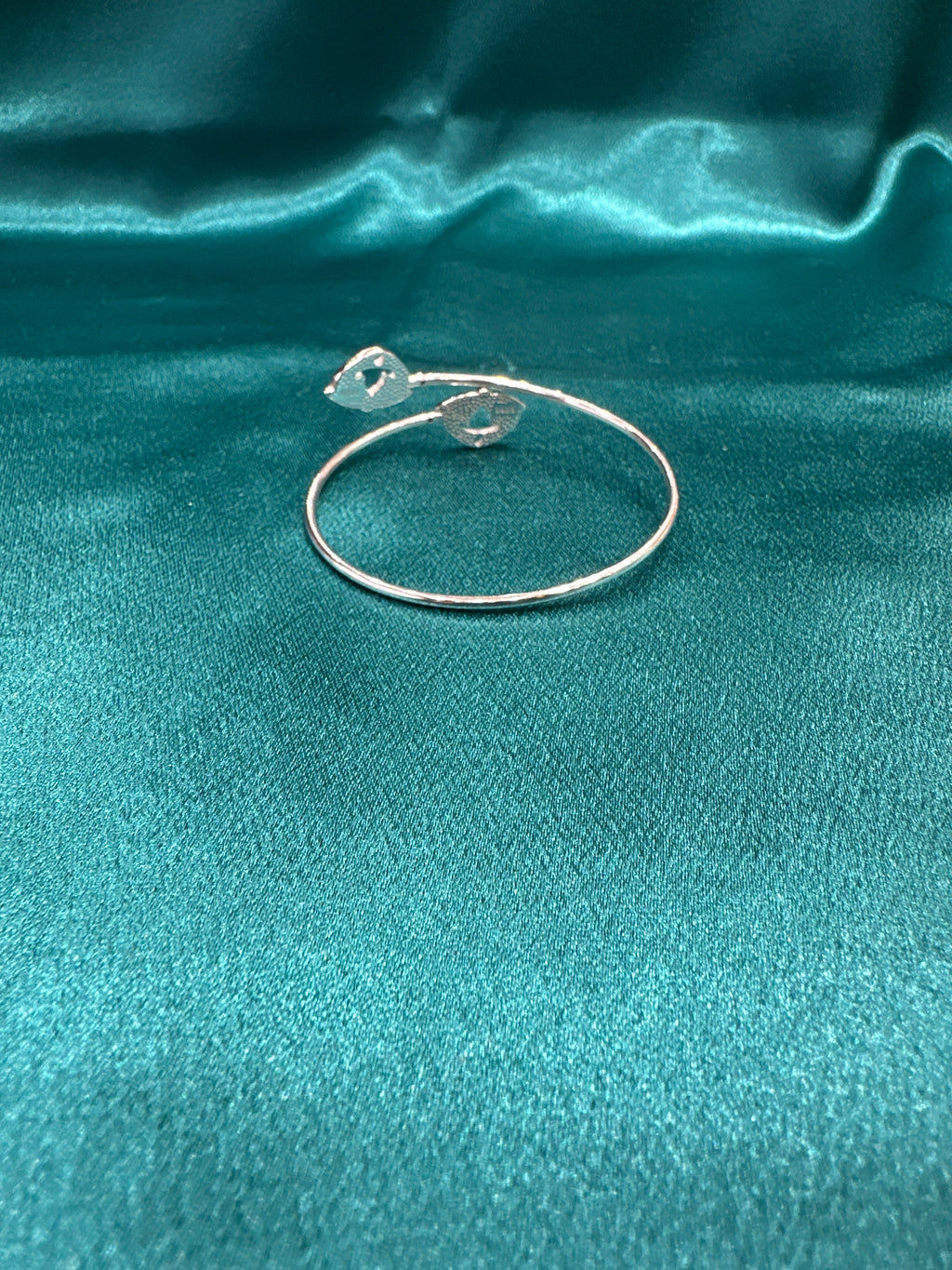 Fancy Silver baby bangles