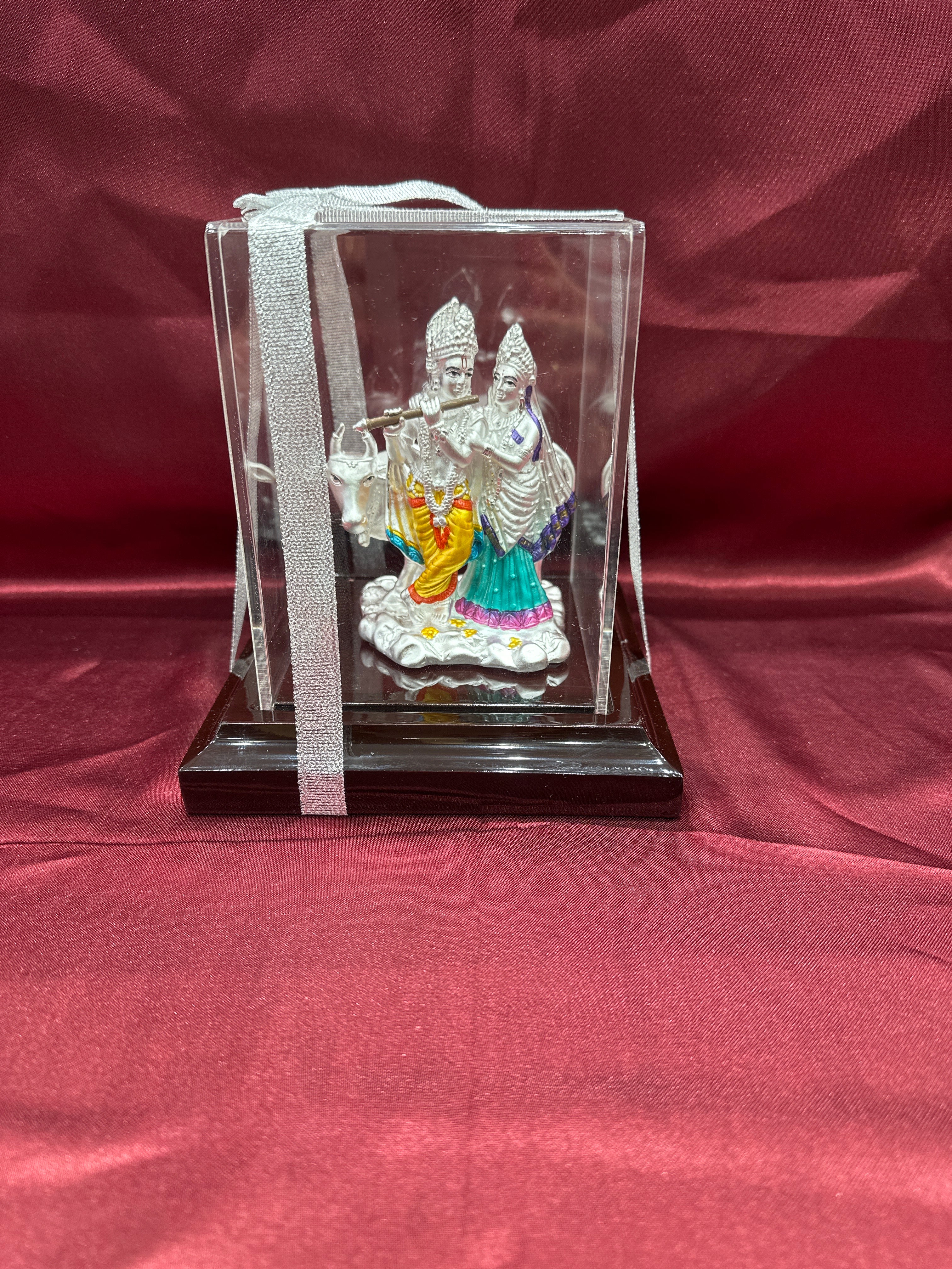 Pure Silver Radha Krishna ji Idol (Murti)