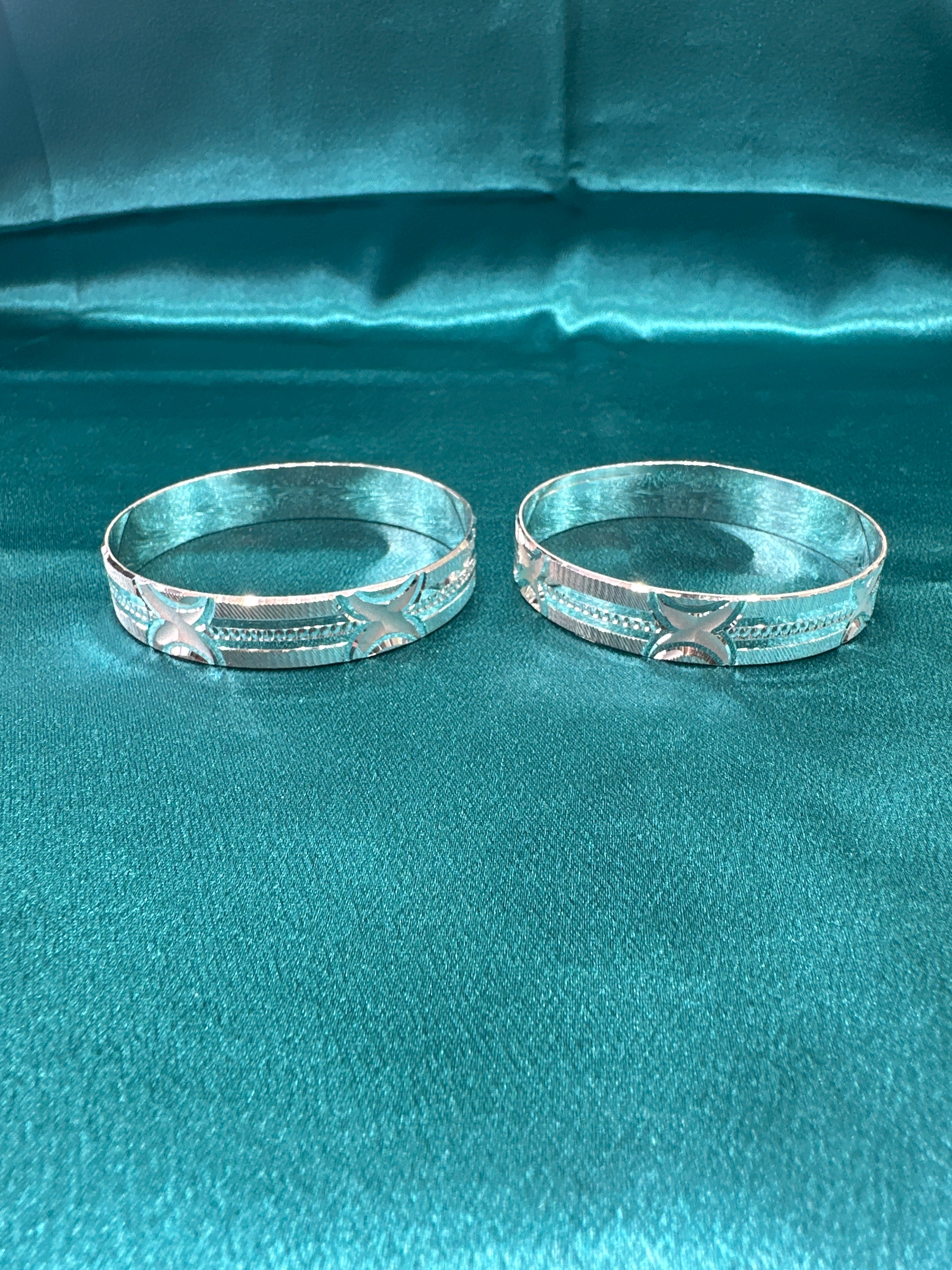 Designer Silver Bangles