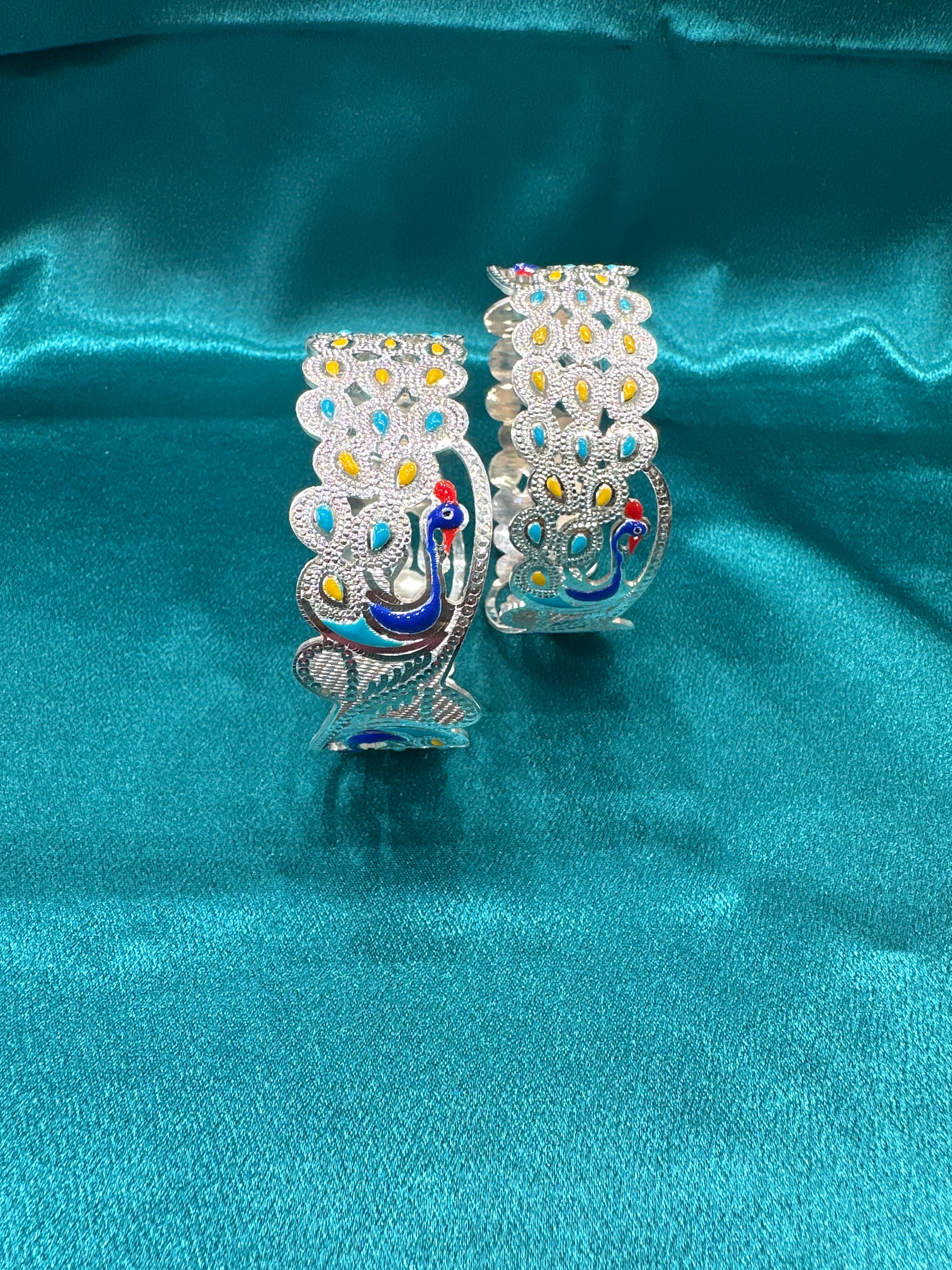 Designer Silver Bangles