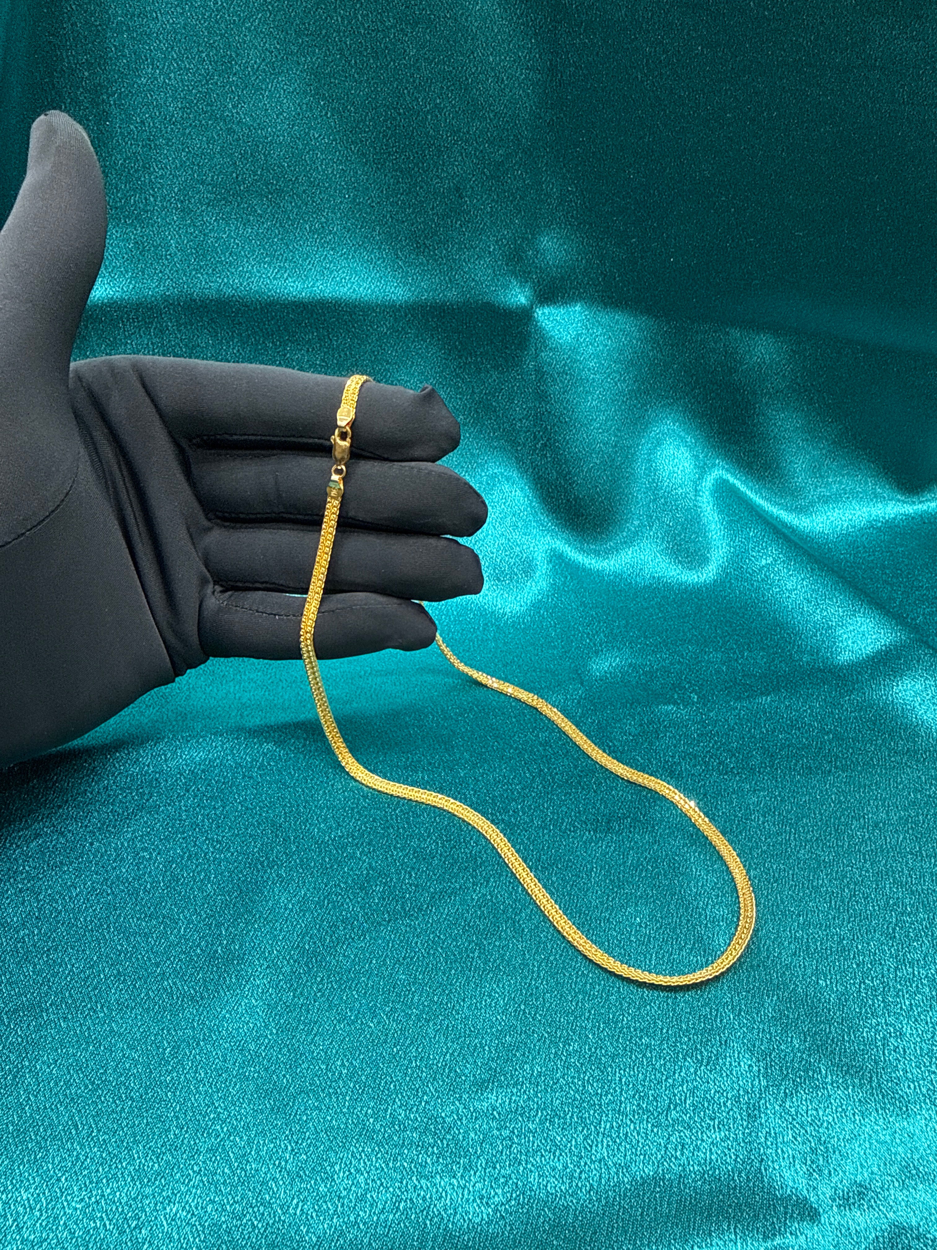 22K Gold Chain (Snake Design)