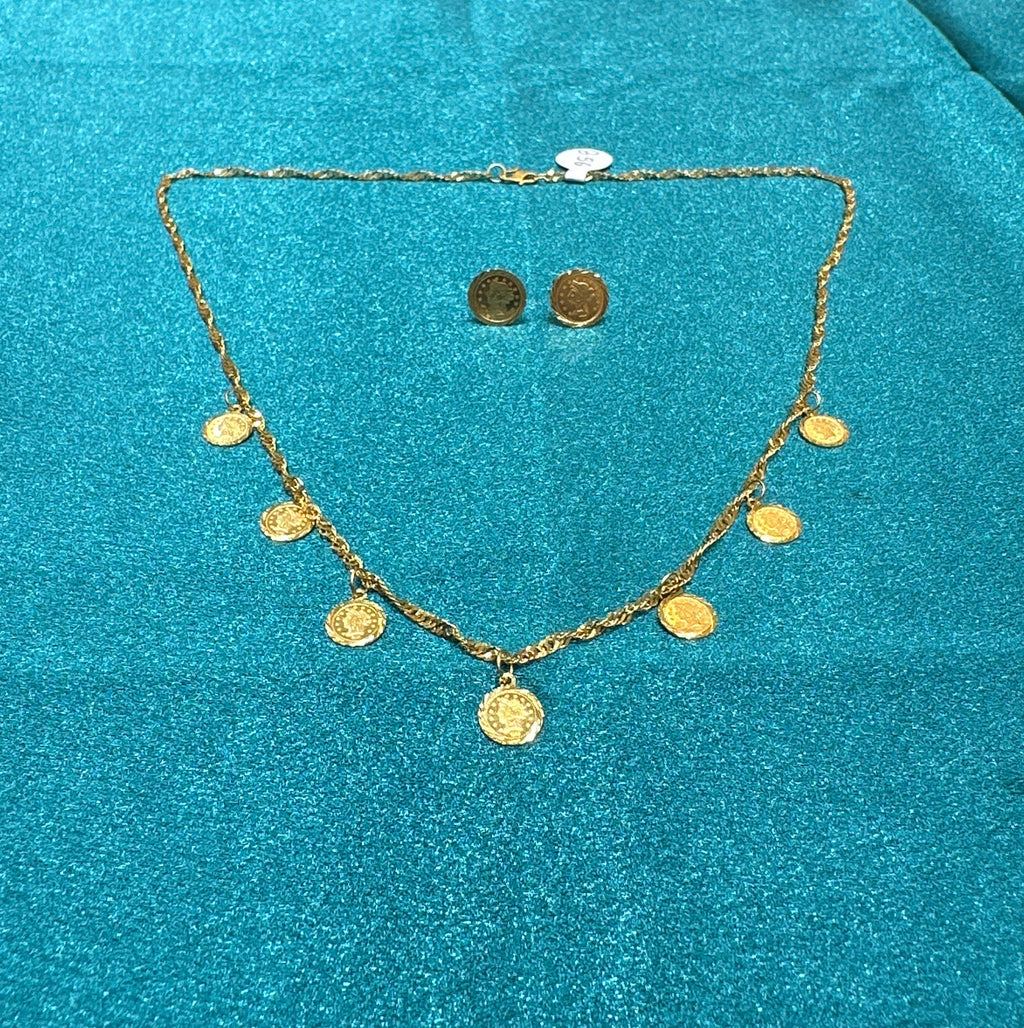 22k Gold Designer Necklace