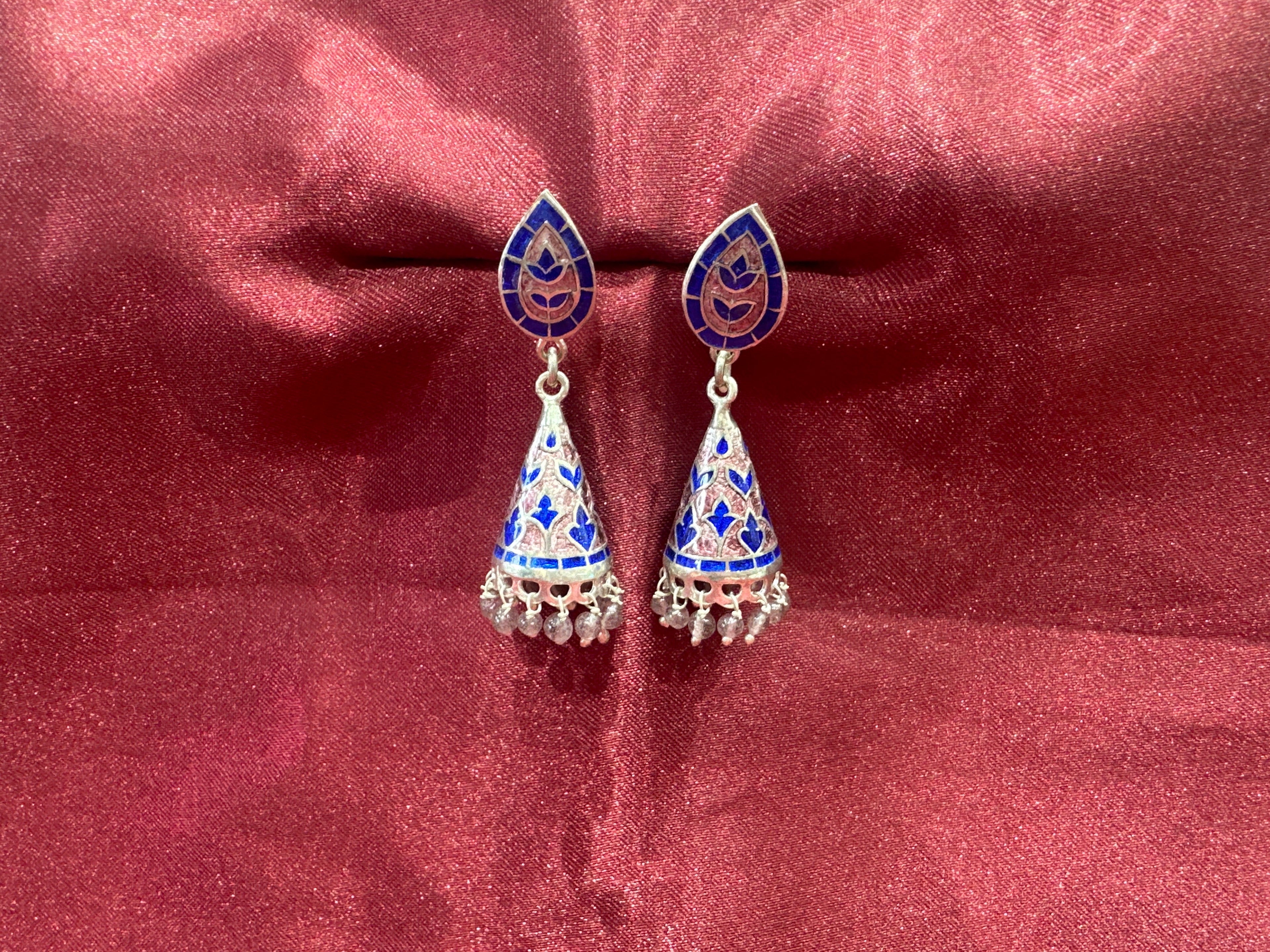 Antique Style Designer Silver Earrings