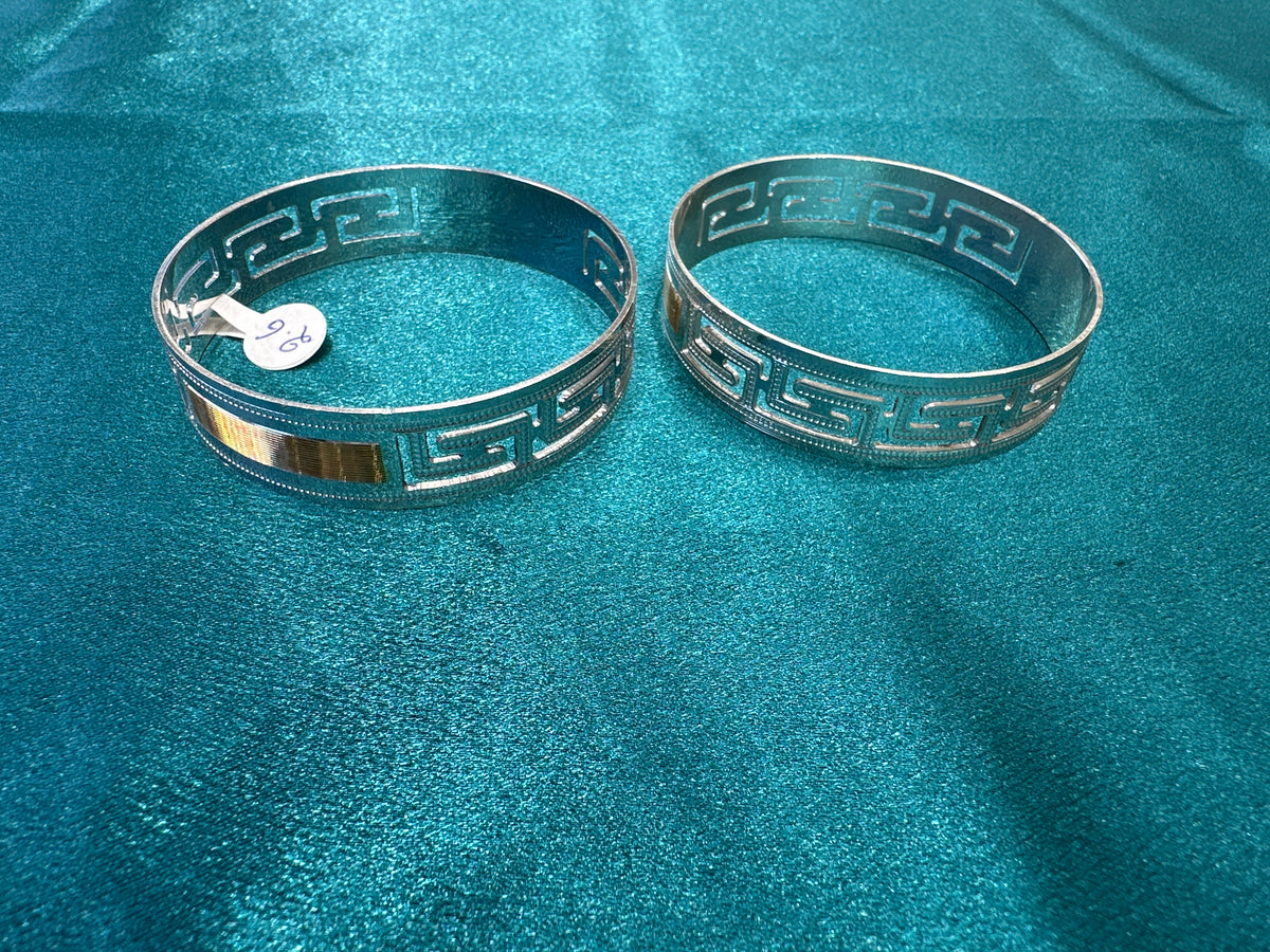 Designer Silver Bangles