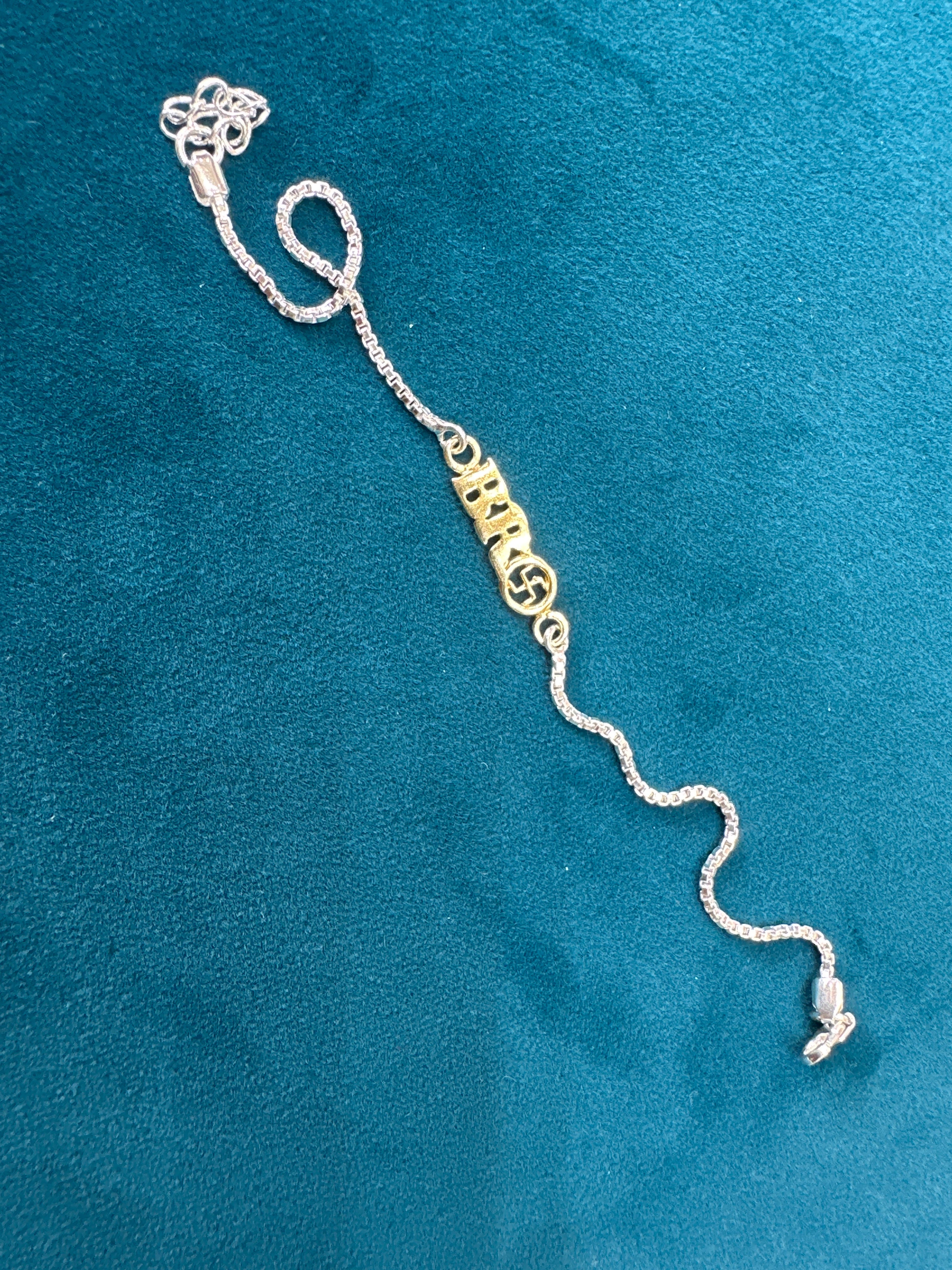 Silver Fancy Rakhi