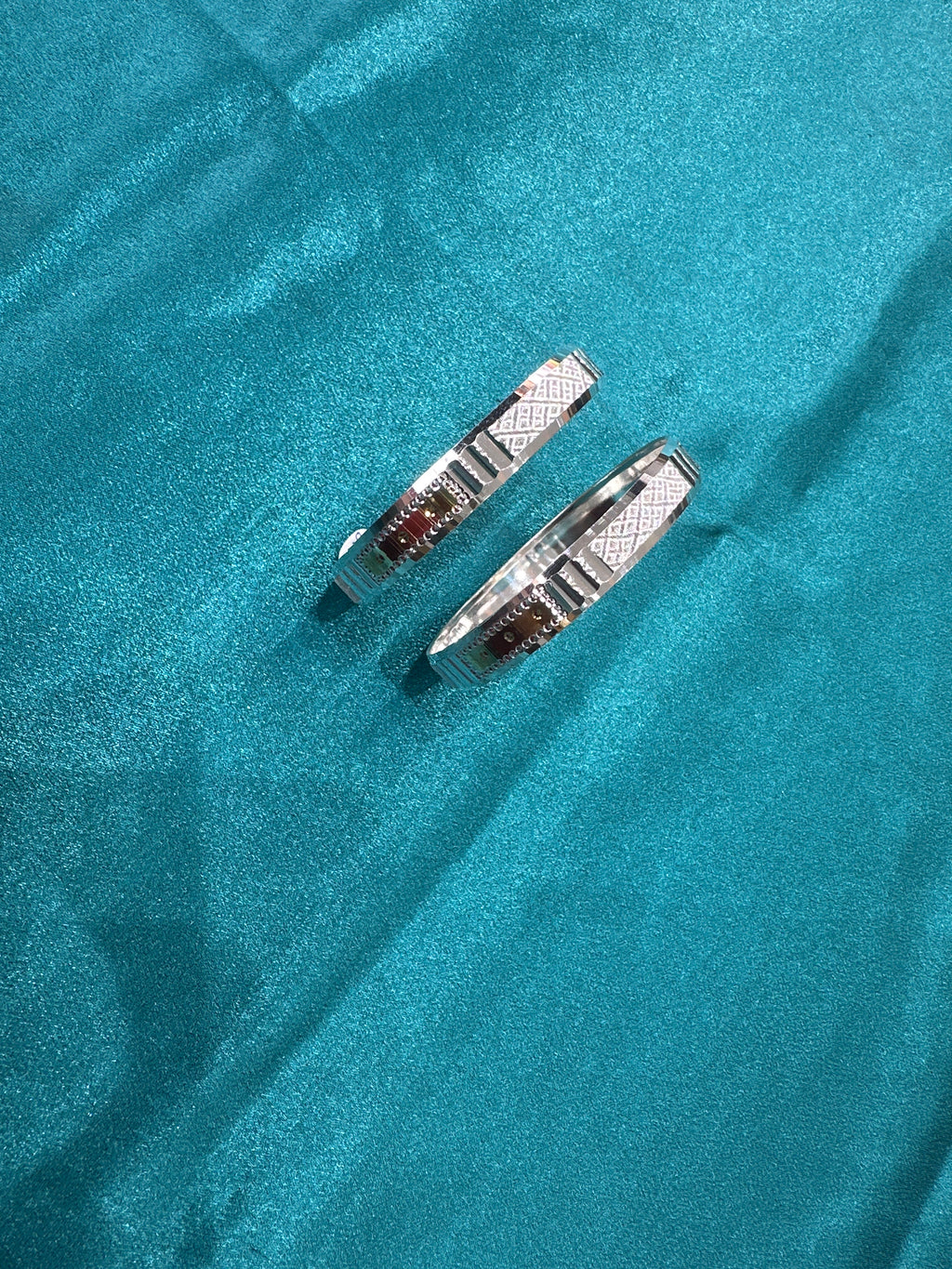 Designer Silver Bangles