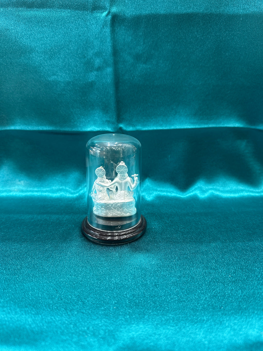 Pure Silver Vishnu Lakshmi Ji Idol (Murti)