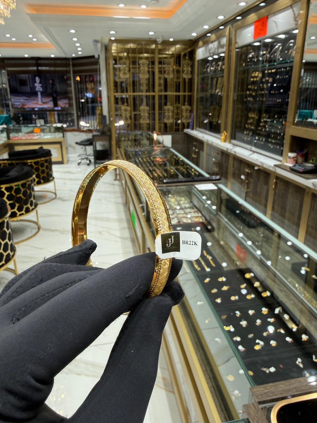 22K Gold Men’s CNC Kara