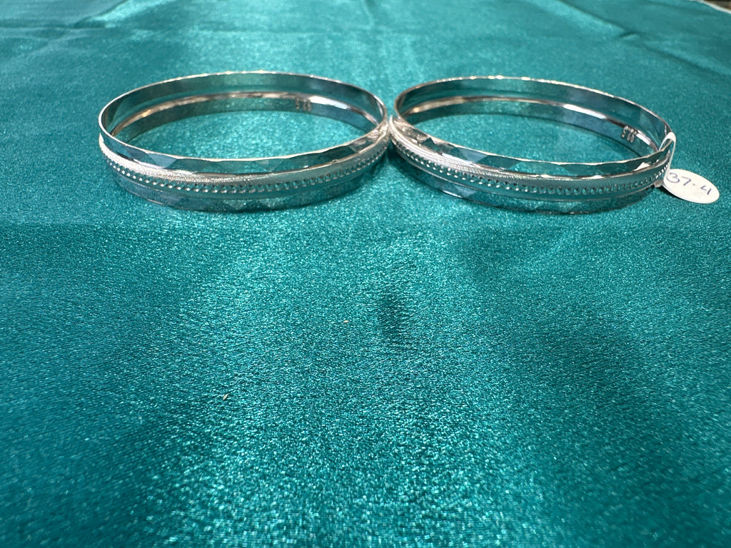 Designer Silver Bangles