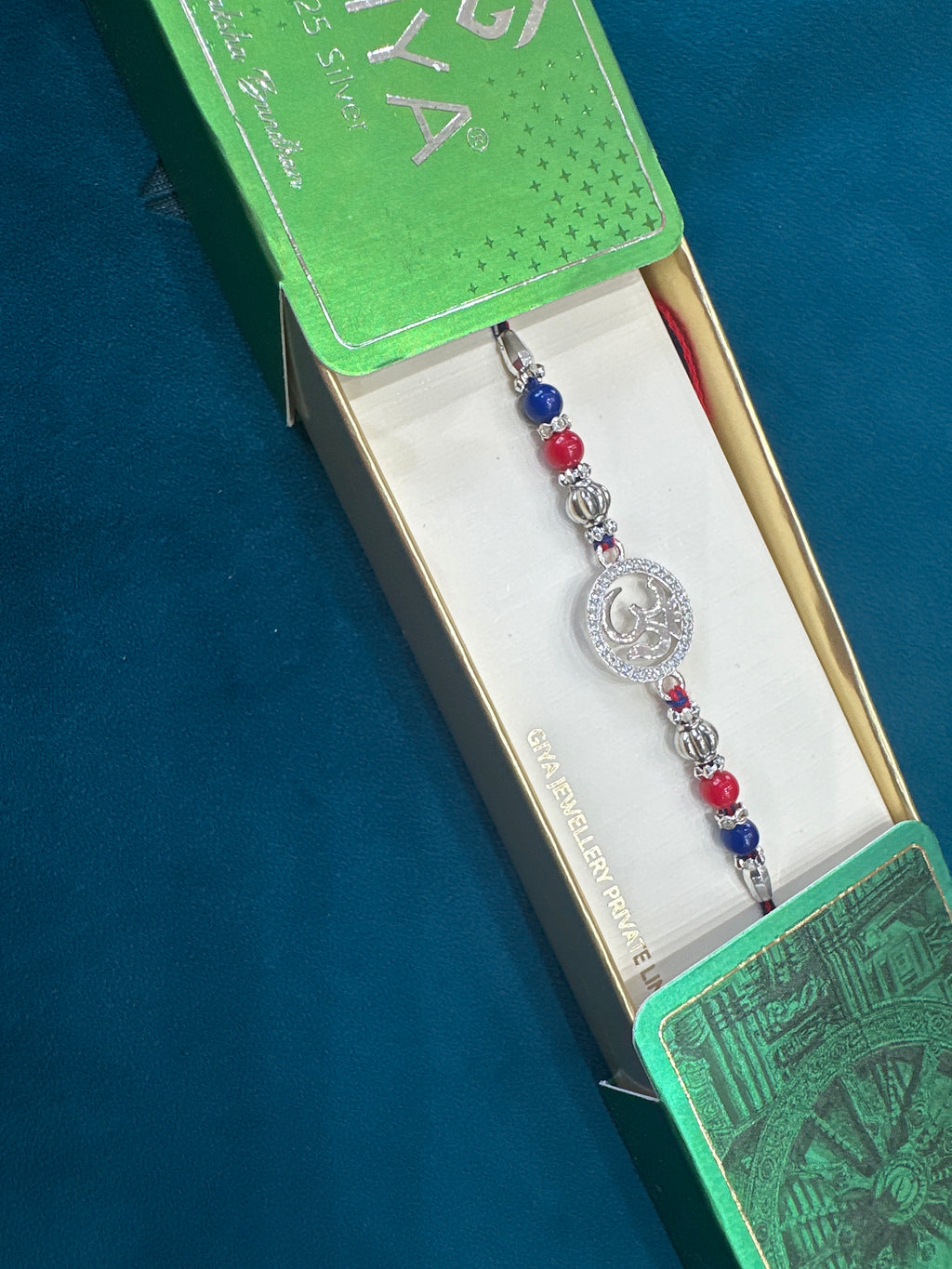 Silver Fancy Rakhi