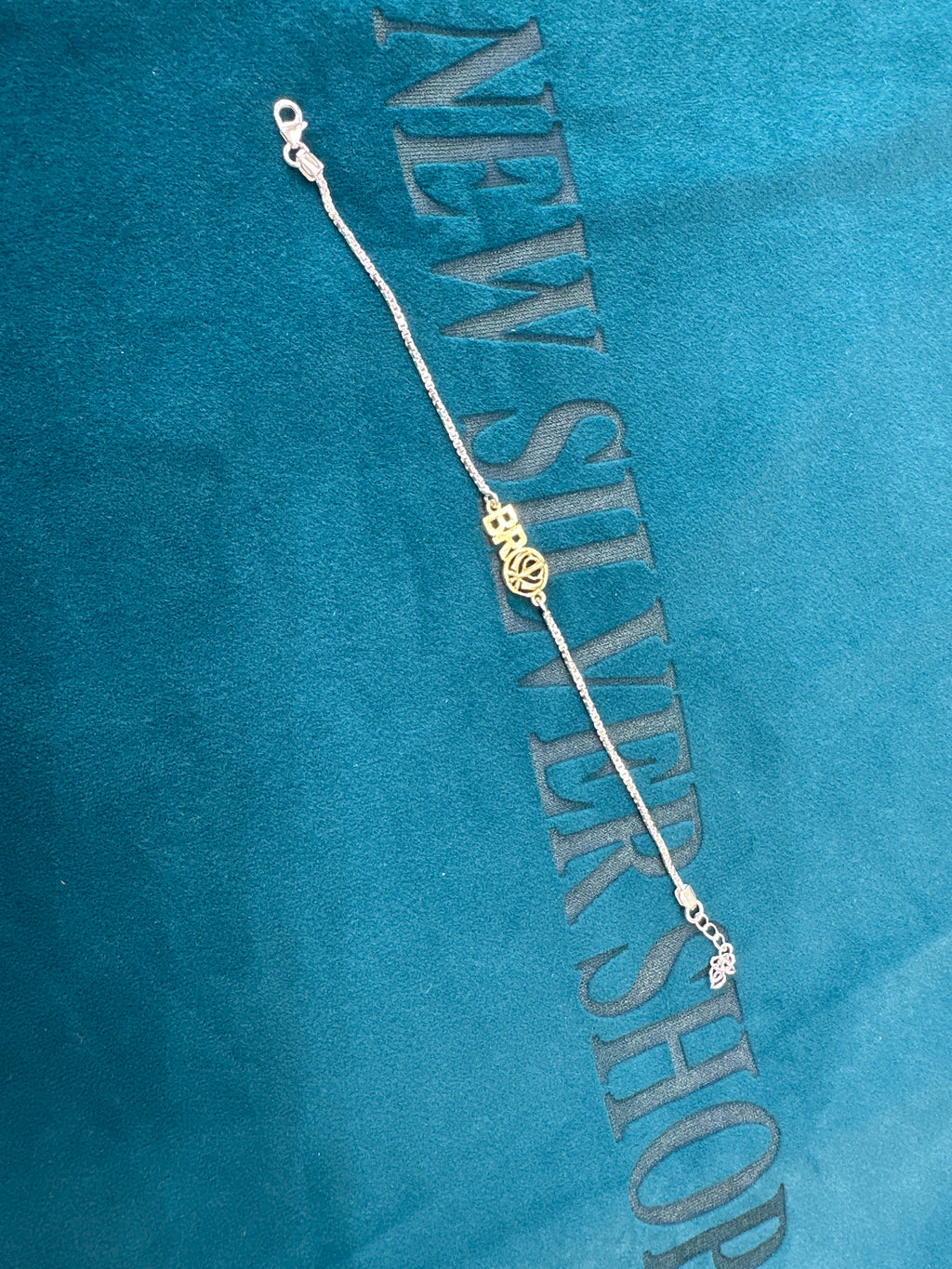 Silver Fancy Rakhi