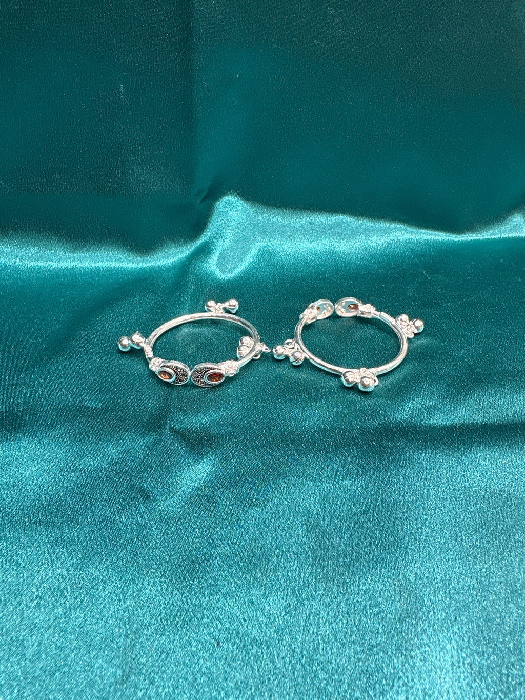 Fancy Silver baby bangles