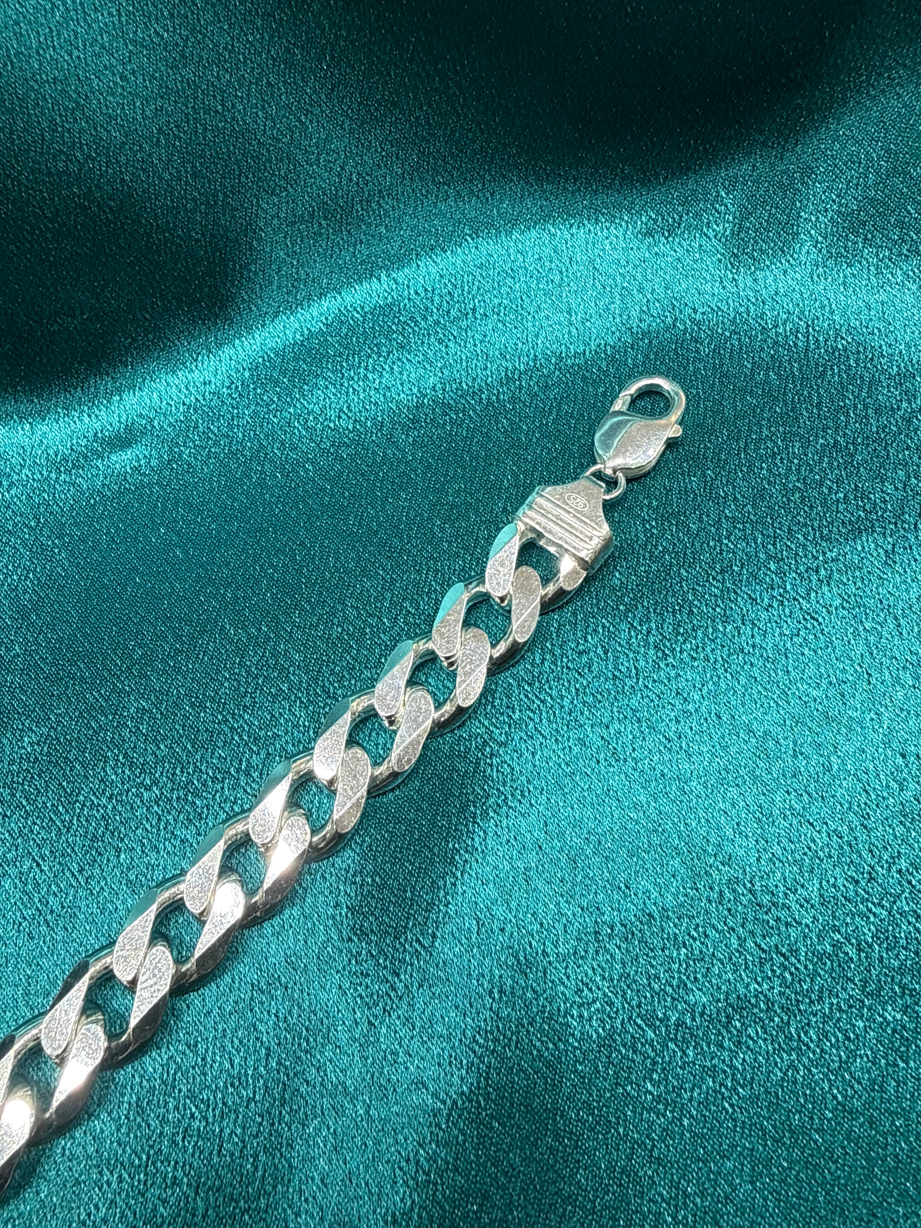 Men’s Cuban Link Silver 925 Bracelet (13mm)