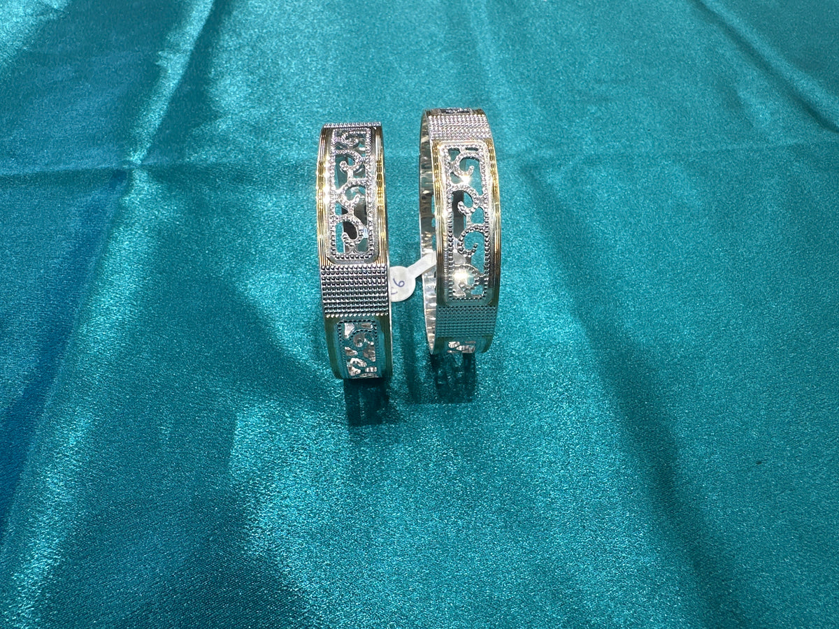 Designer Silver Bangles