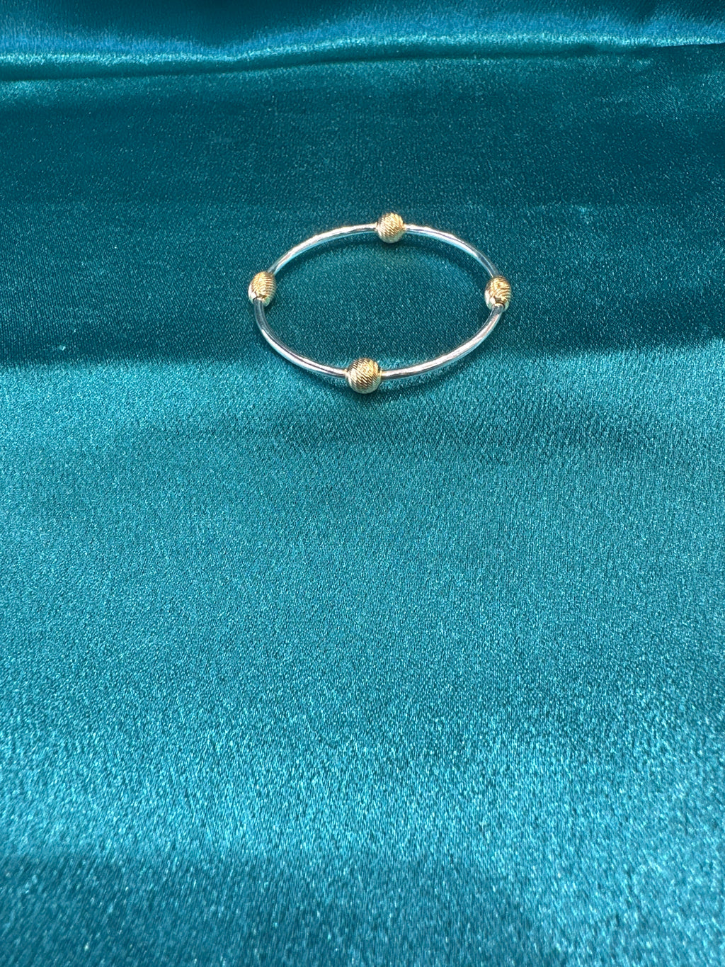 Fancy Silver baby bangles