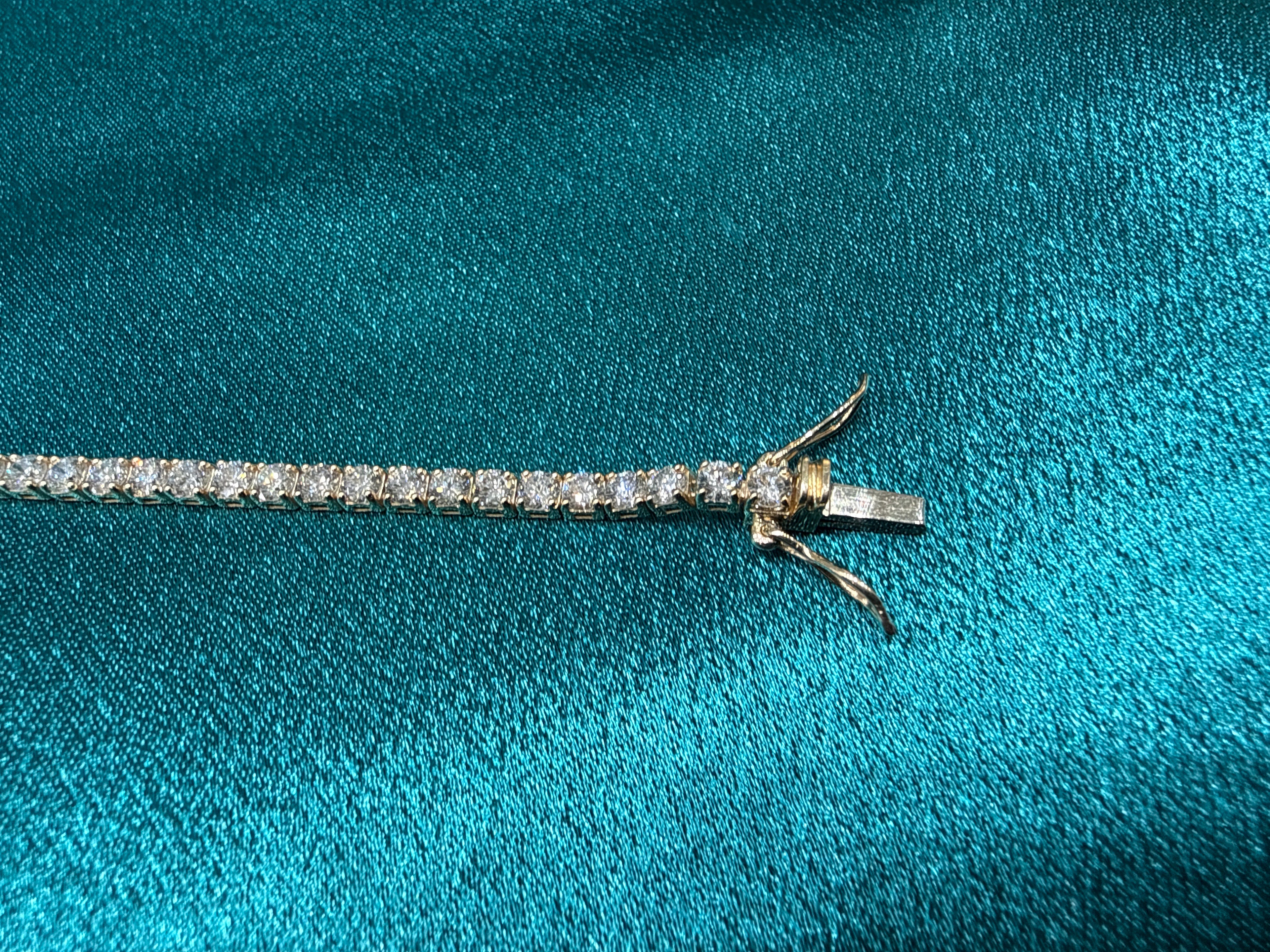 VVS Diamond Tennis Bracelet 5 Carat (7”)