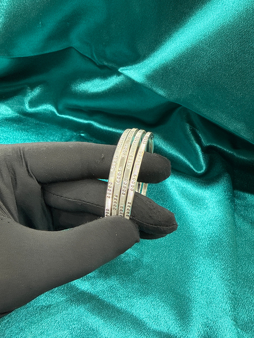 Designer Silver Bangles
