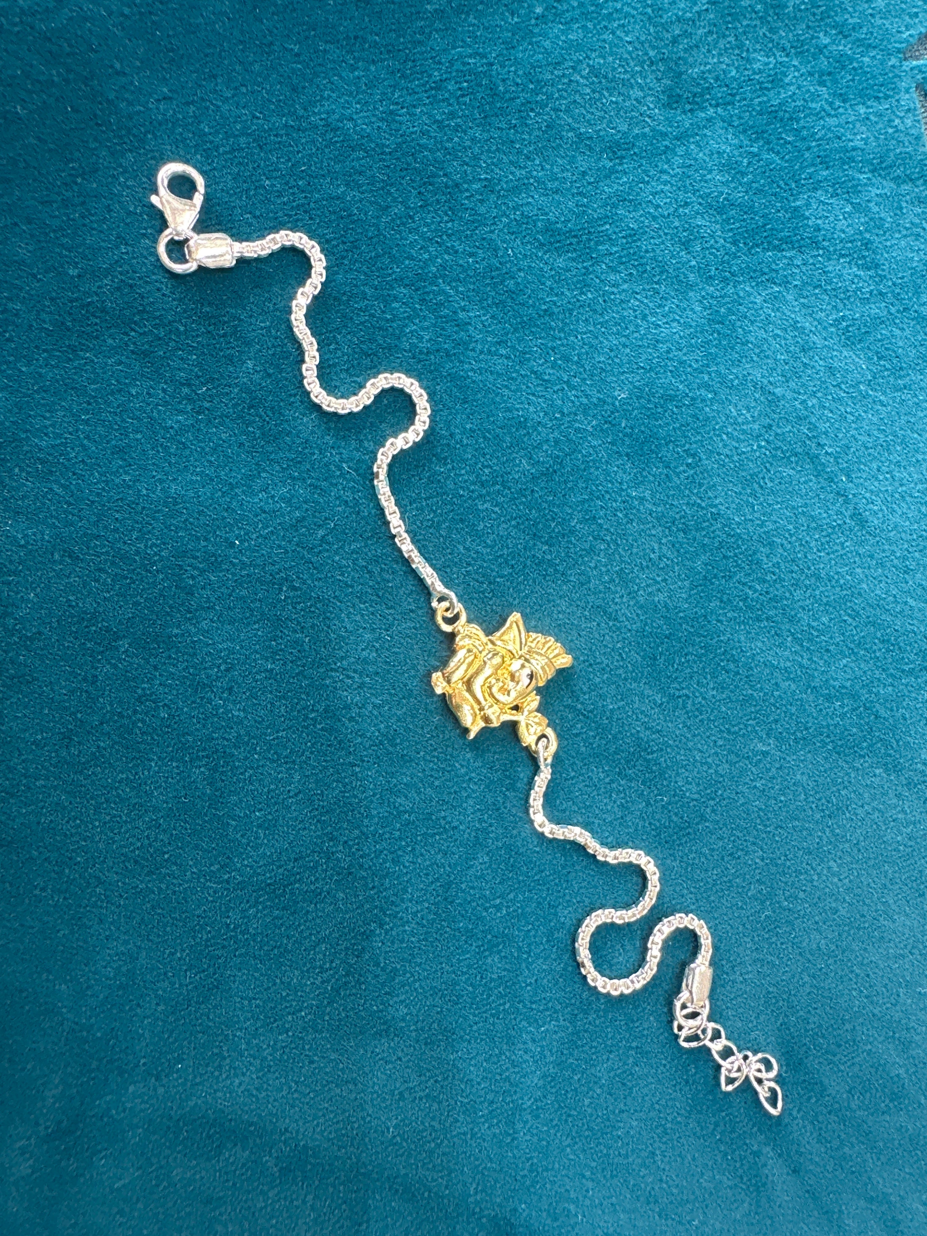 Silver Fancy Rakhi