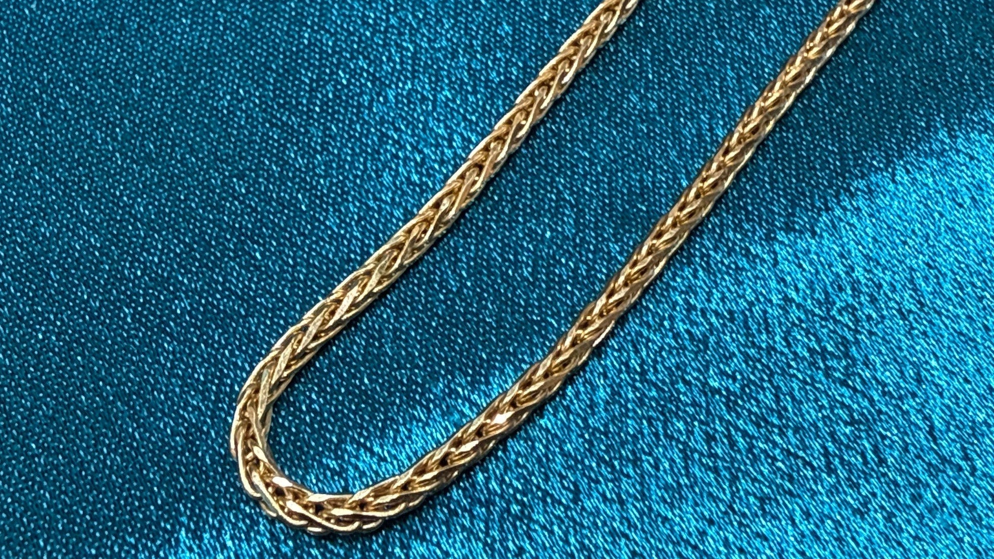 22K Gold Chain (Round Foxtail Design)