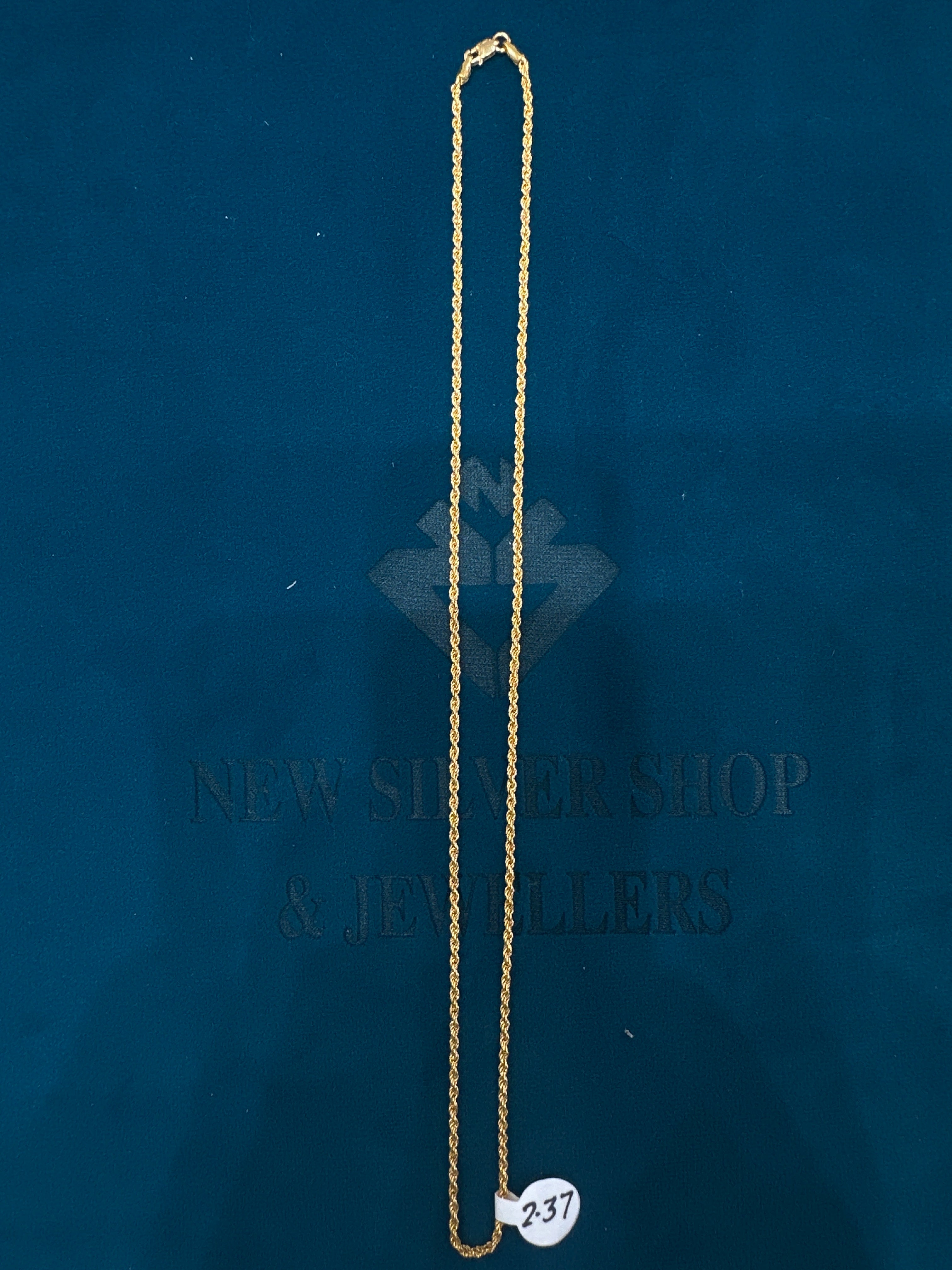 22K Simple Rope Gold Chain