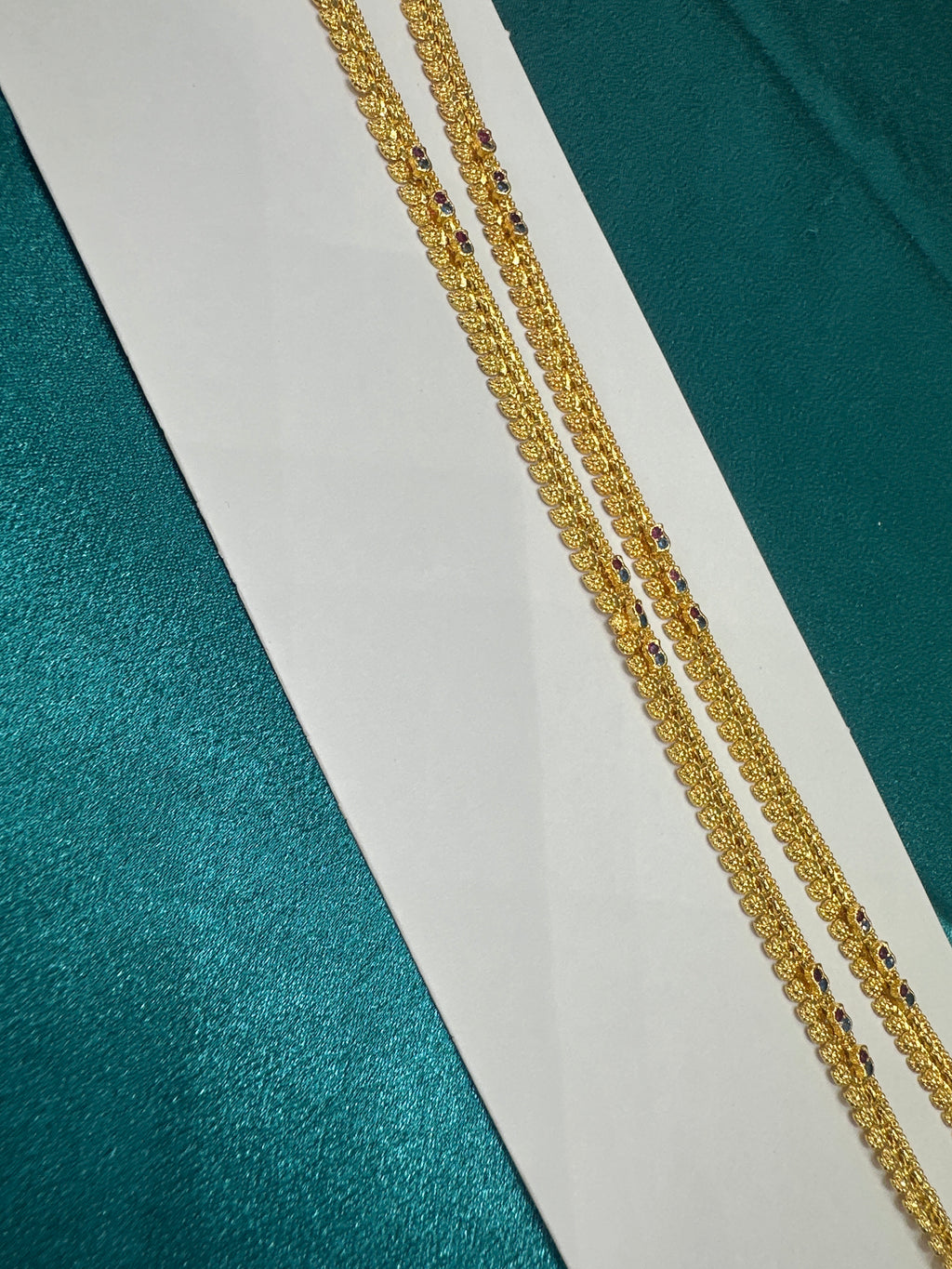 Women’s Fancy/Traditional Silver Gold plated Anklet