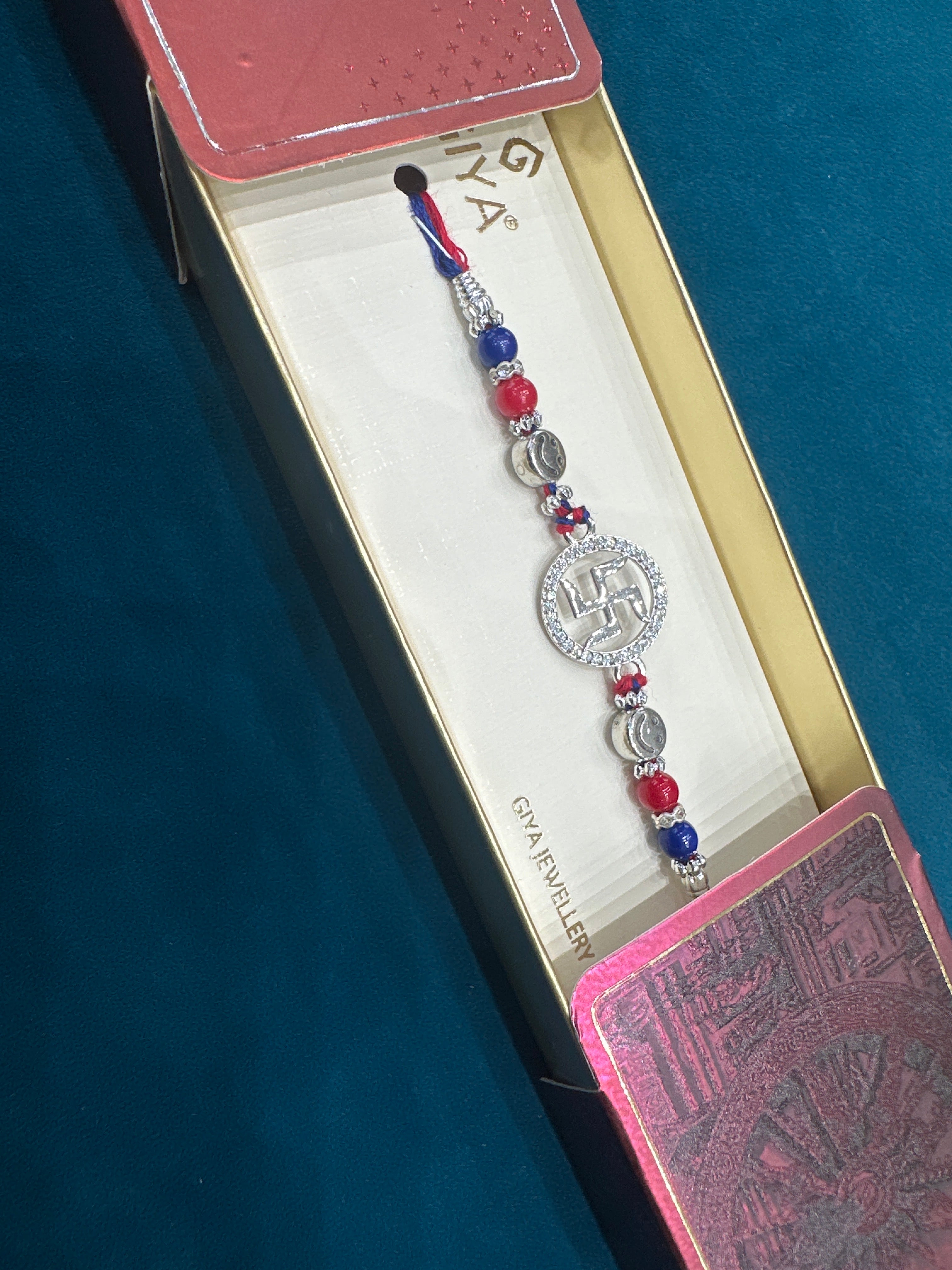 Silver Fancy Rakhi