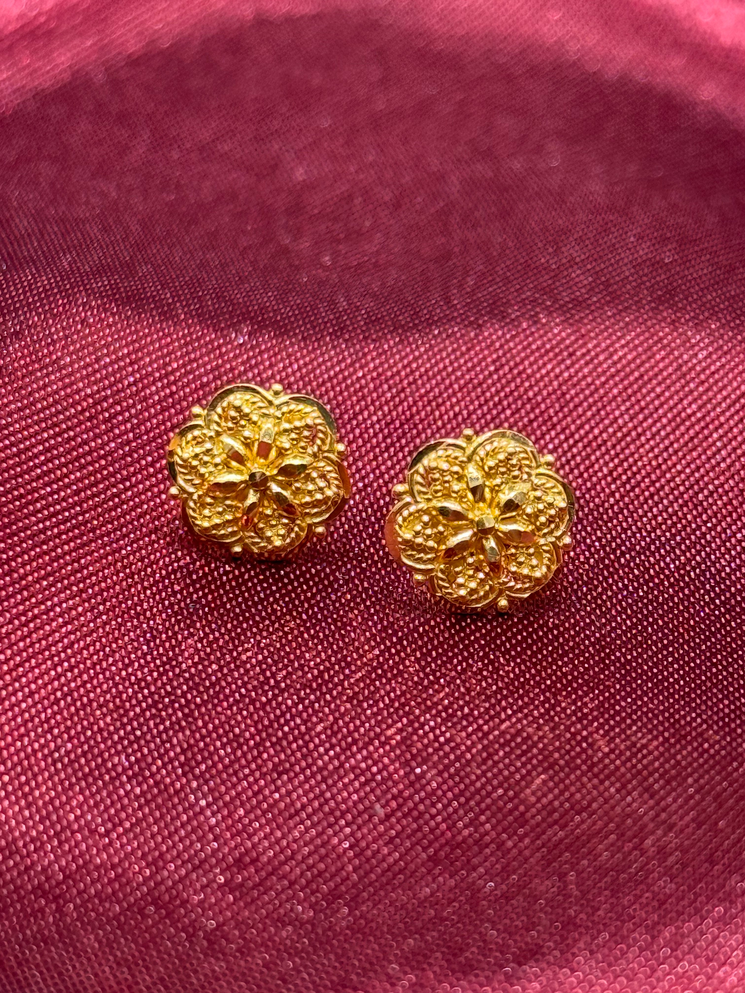 22k Gold Earrings