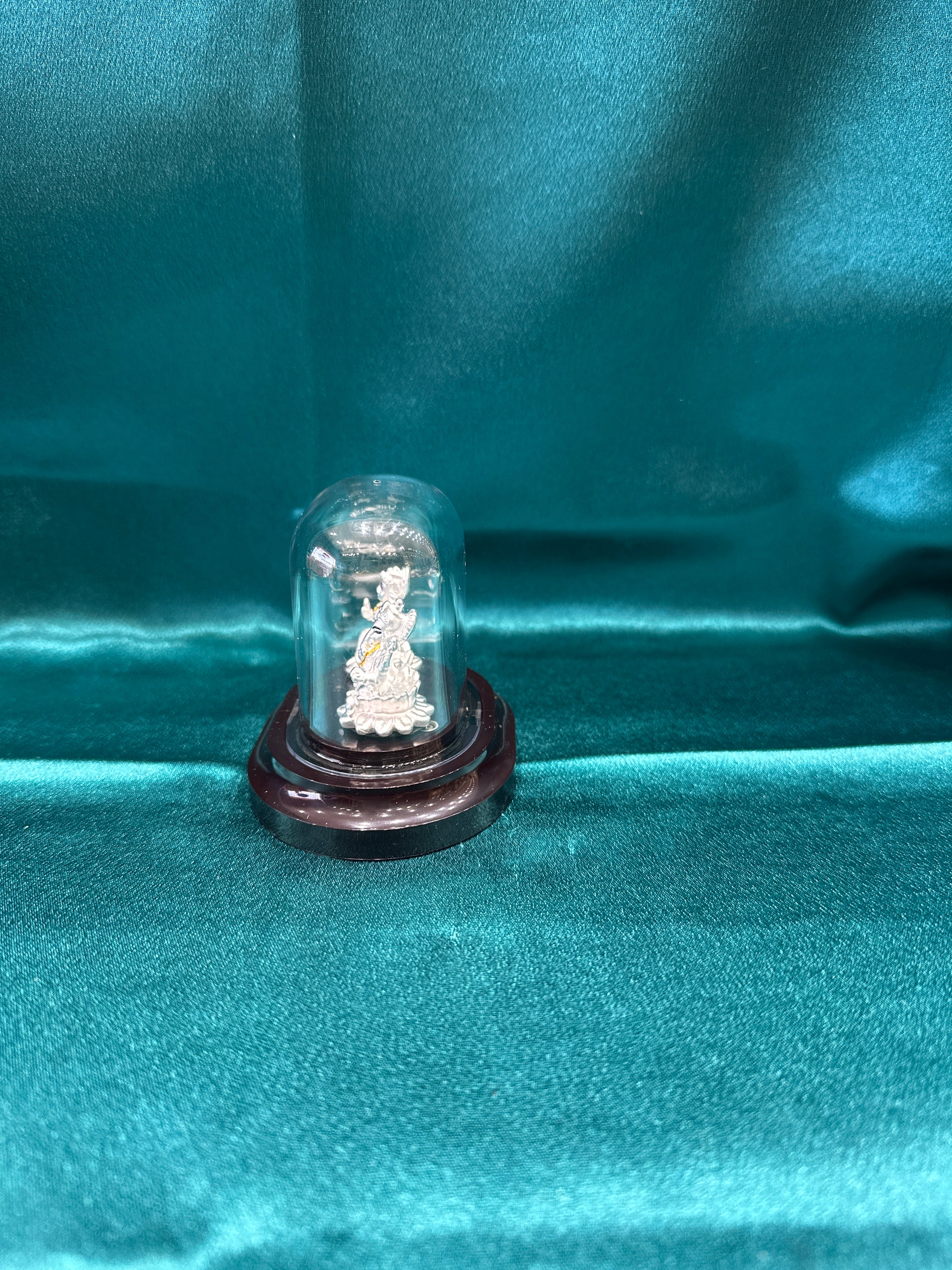 Pure Silver Lakshmi Ganesh ji Idol (Murti)