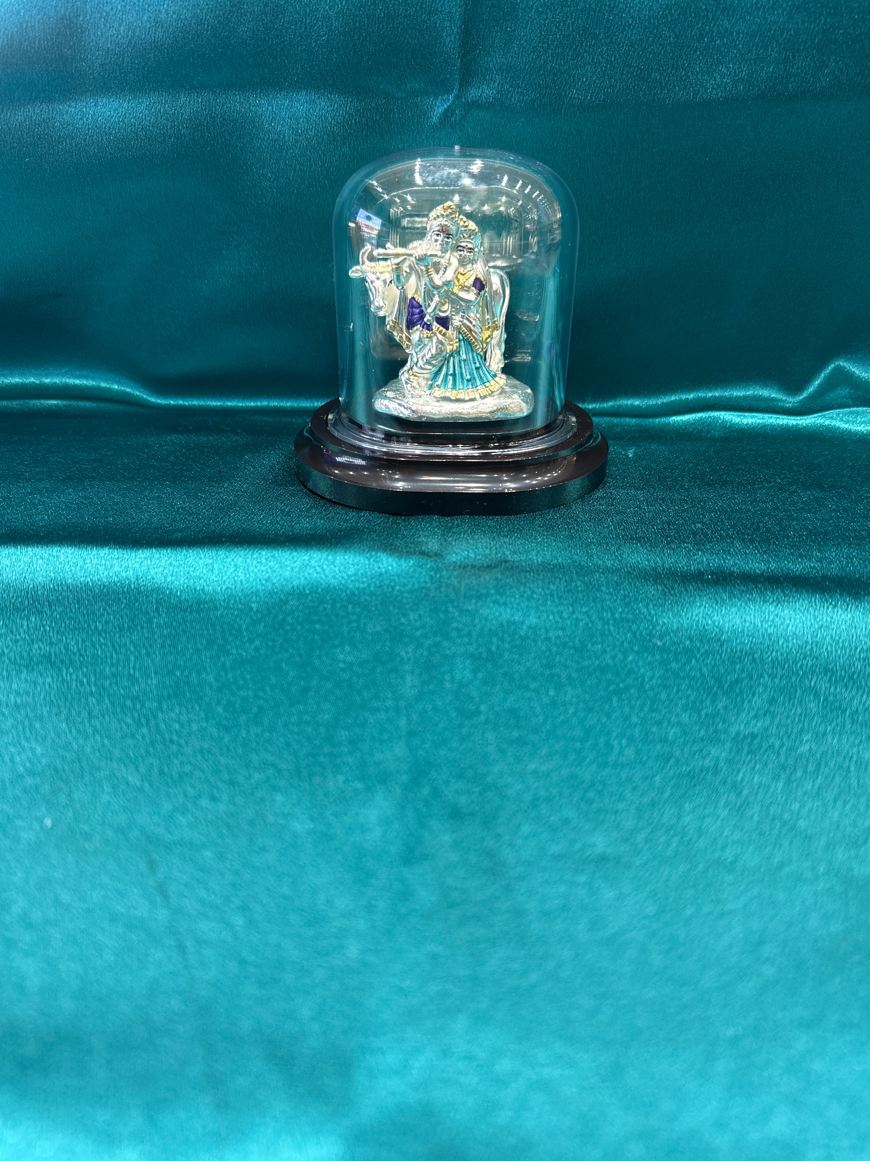 Pure Silver Radha Krishna ji Idol (Murti)
