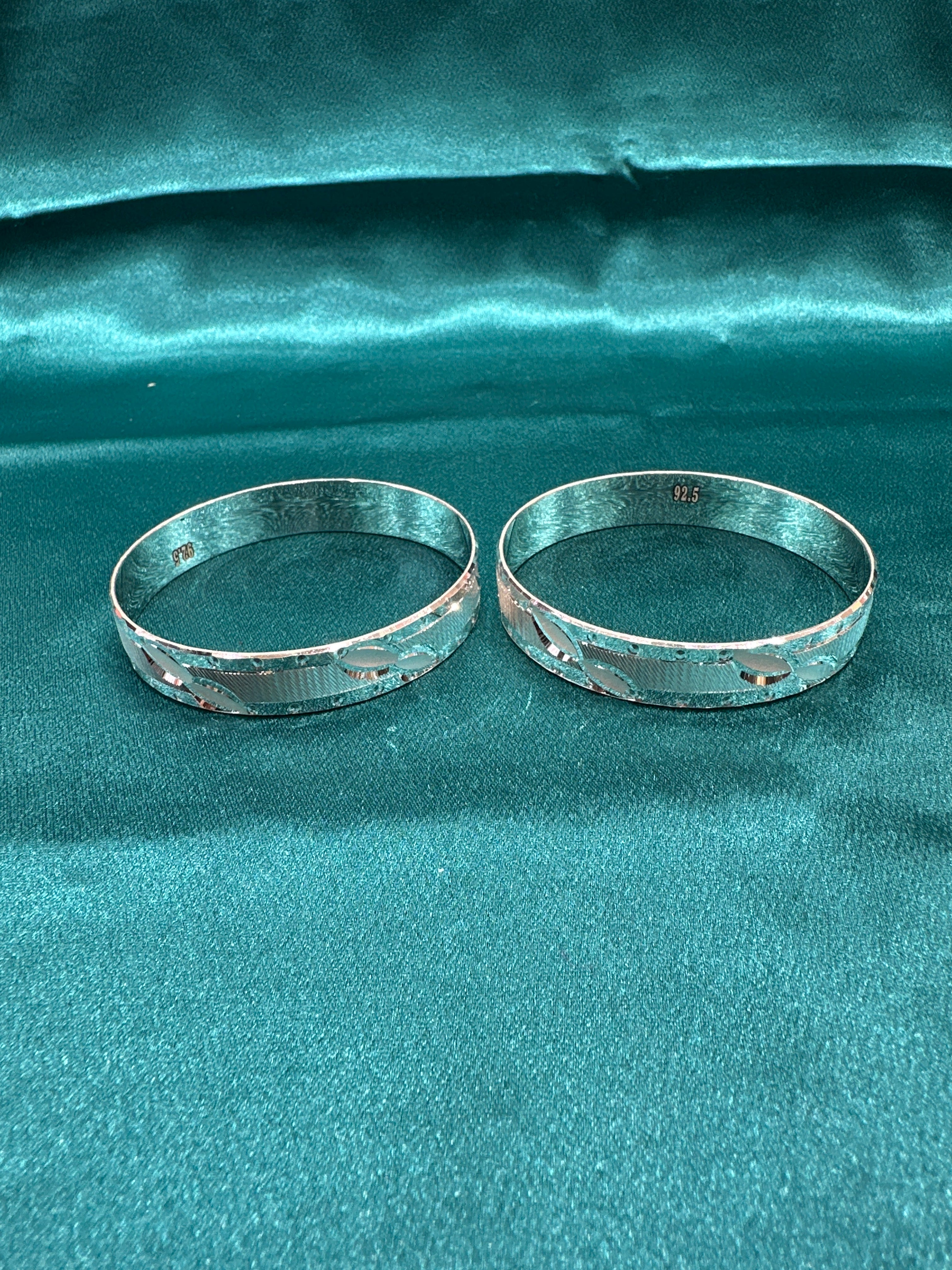 Designer Silver Bangles