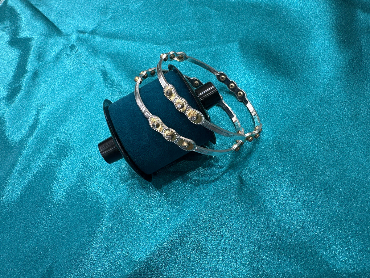 Designer Silver Bangles