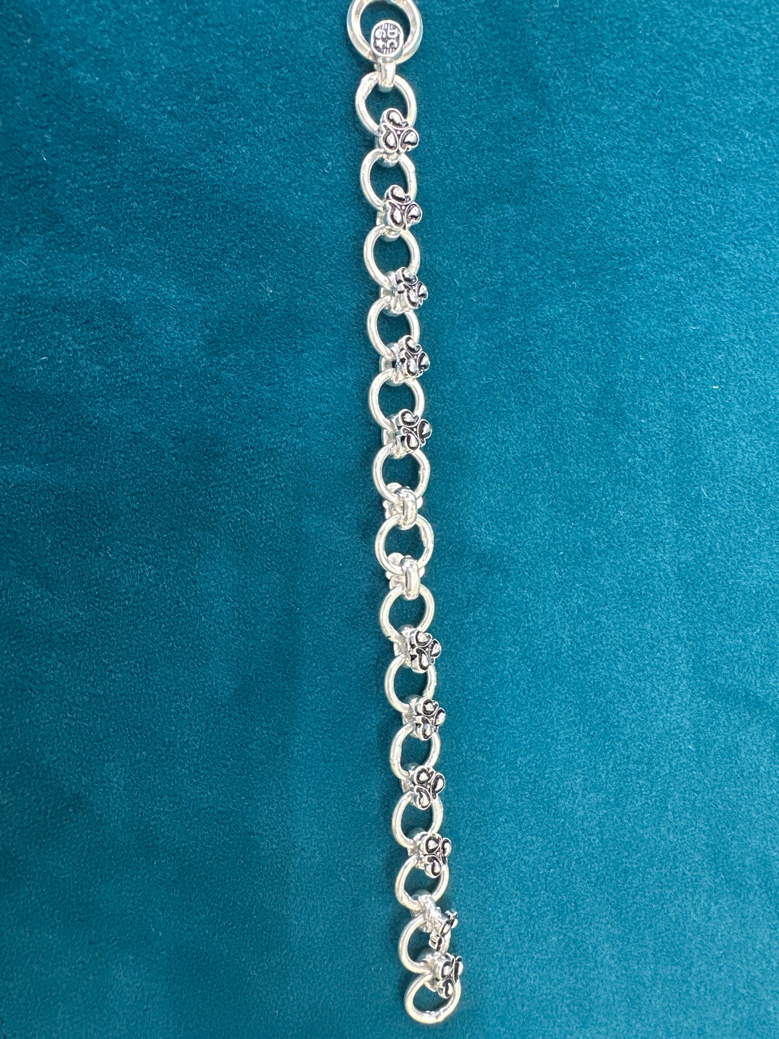 Waist belt in silver